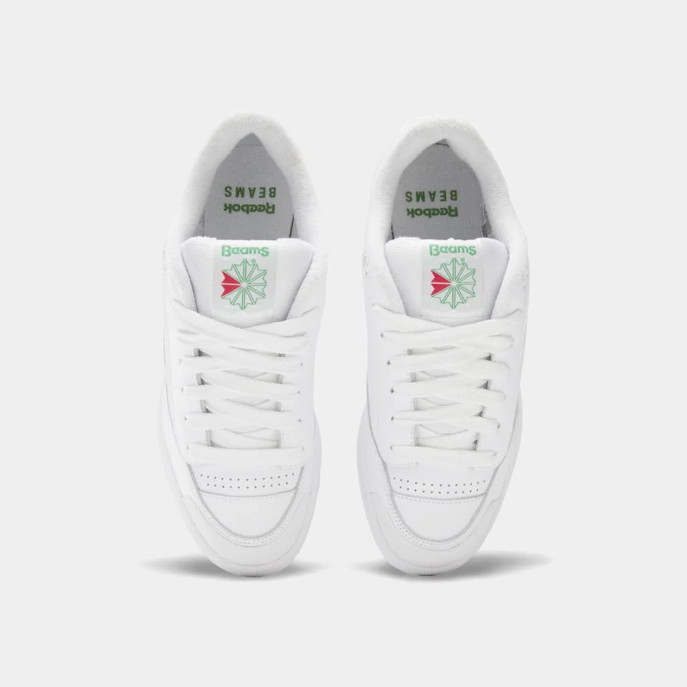 Reebok Footwear Men BEAMS Club C Bulc Shoes FTWR WHITE/GLEN GREEN/FTWR WHI - Image 6