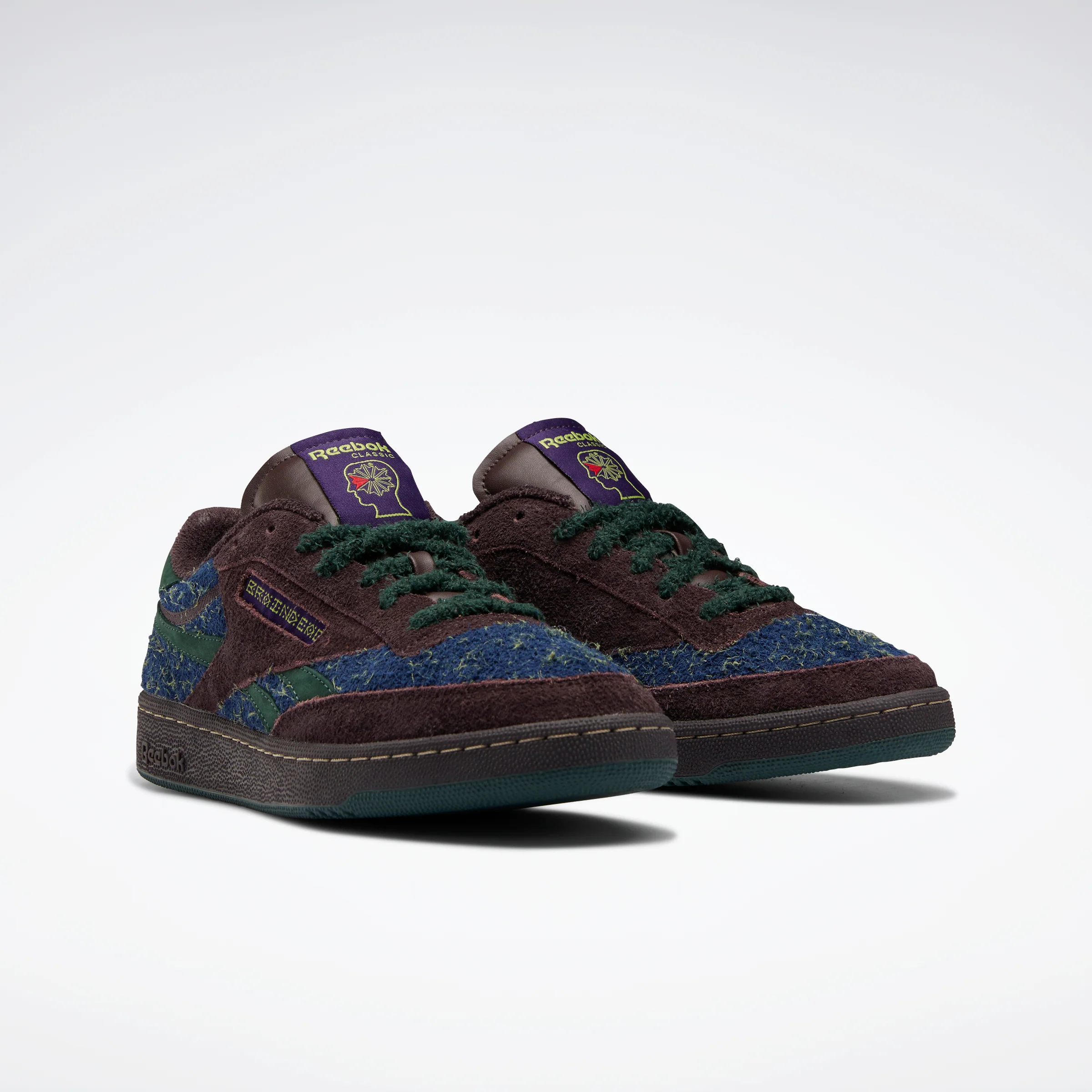 Reebok Footwear Men Braindead Club C Revenge Shoes Prpaby/Drkfor/Batblu - Image 3