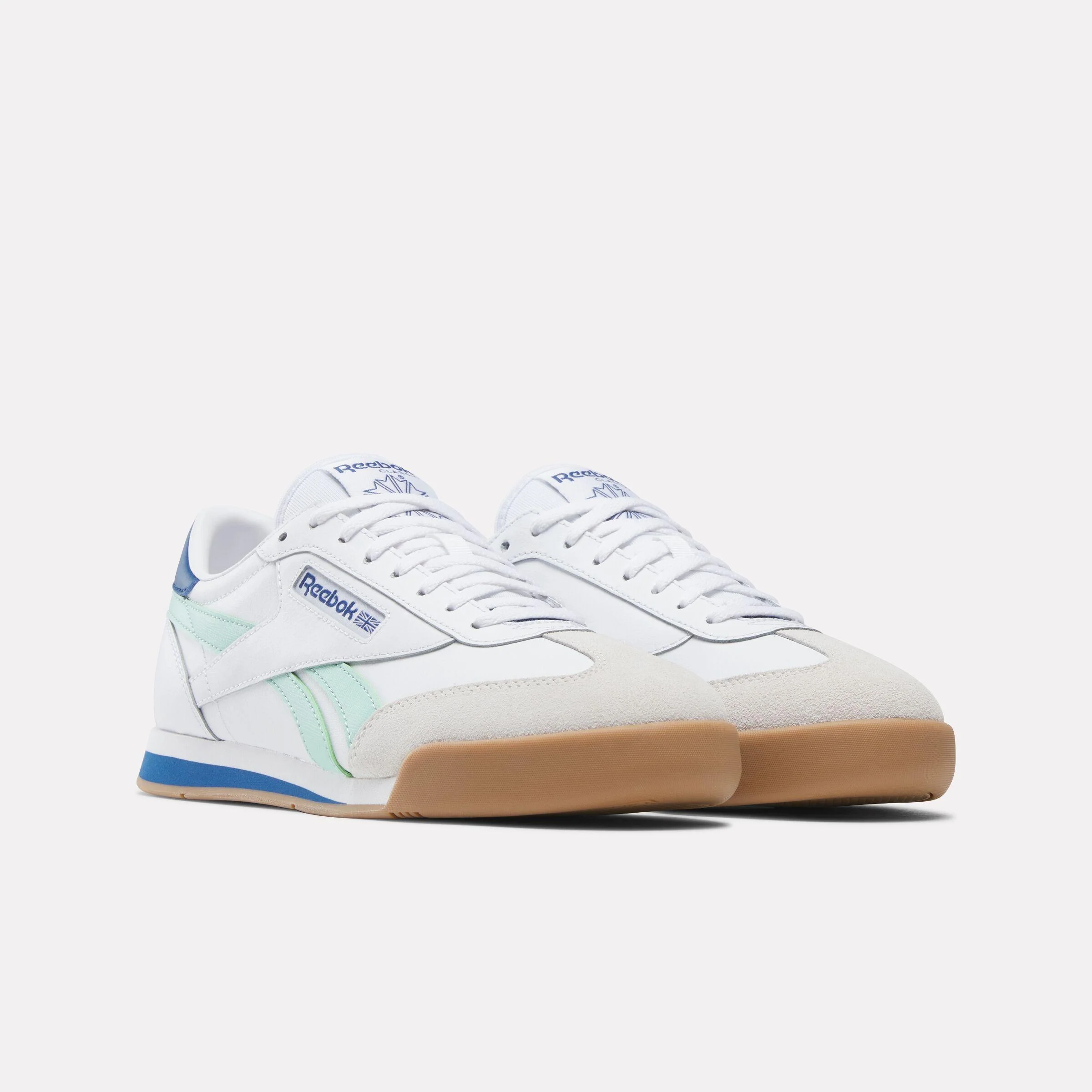 Reebok Footwear Men Campio XT Shoes WHITE/TWILIGHTBLUE/GLITCHAQUA - Image 2