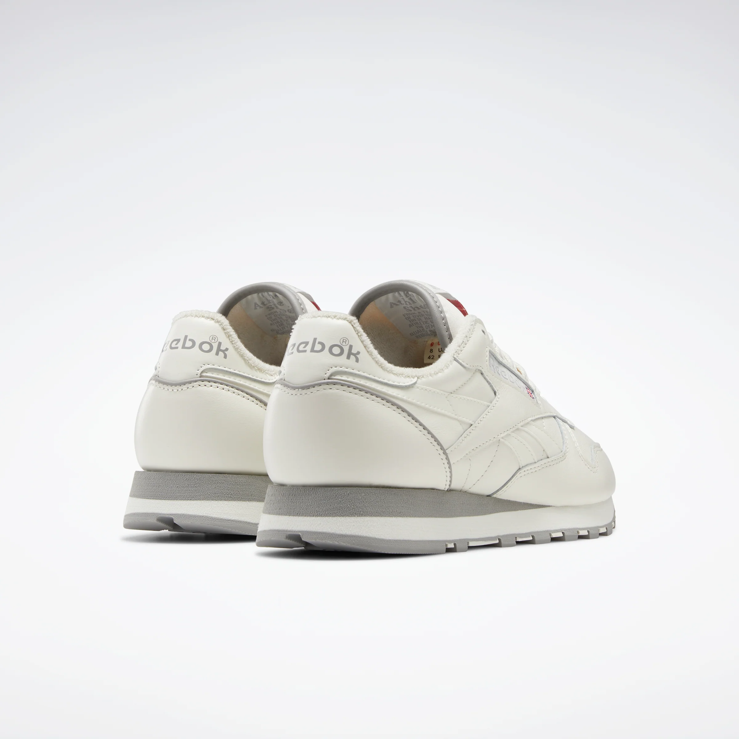Reebok Footwear Men Classic Leather 1983 Vintage Shoes Chalk/Chalk/Vecred - Image 4