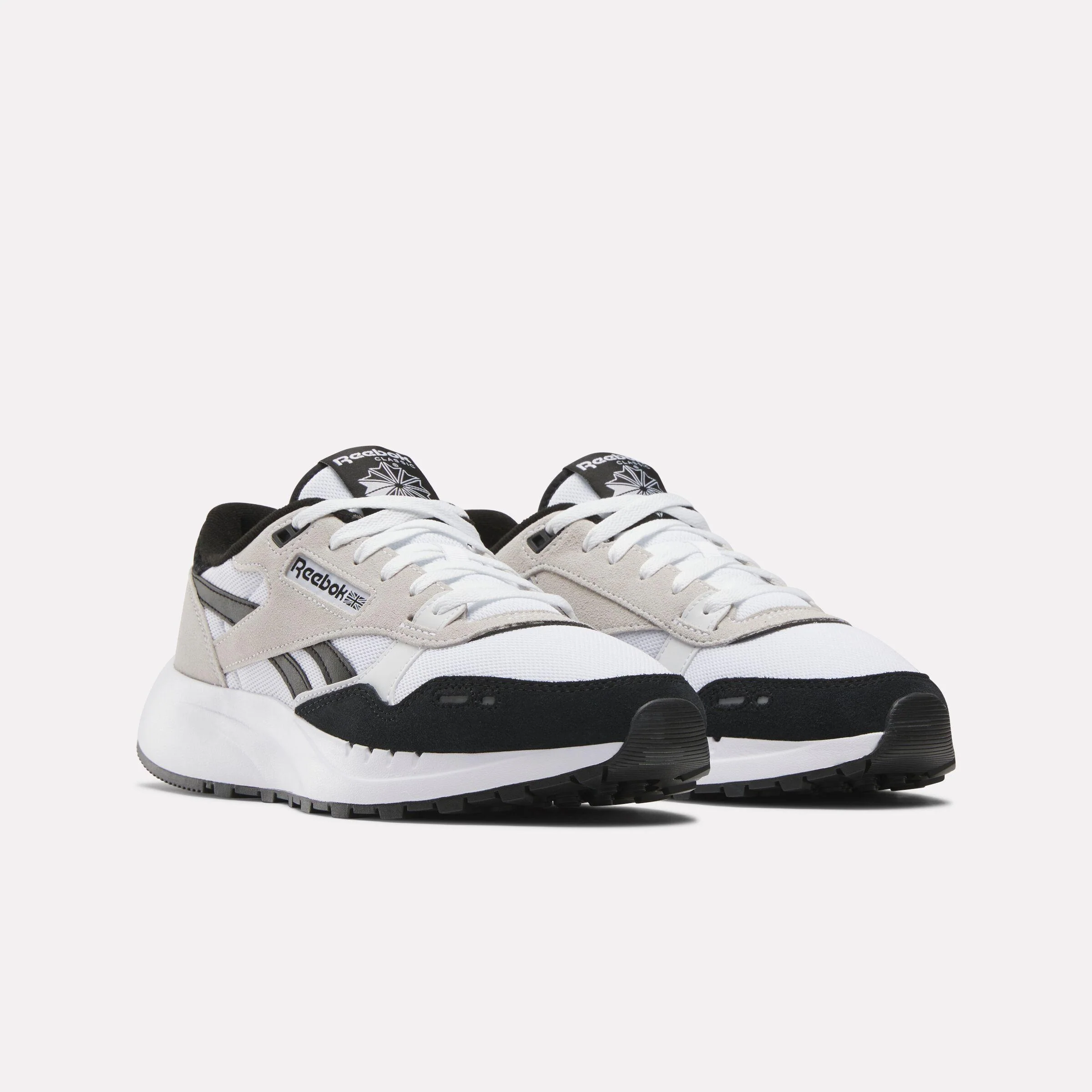 Reebok Footwear Men Classic Leather 2400 Shoes WHITE/BLACK/WHITE - Image 2