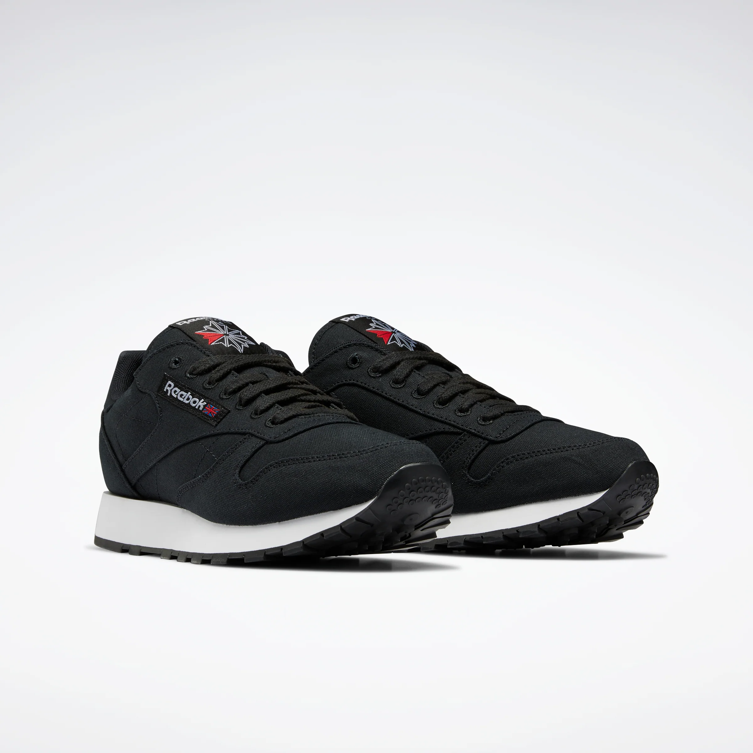 Reebok Footwear Men Classic Leather Grow Shoes Cblack/Cblack/Chalk - Image 3