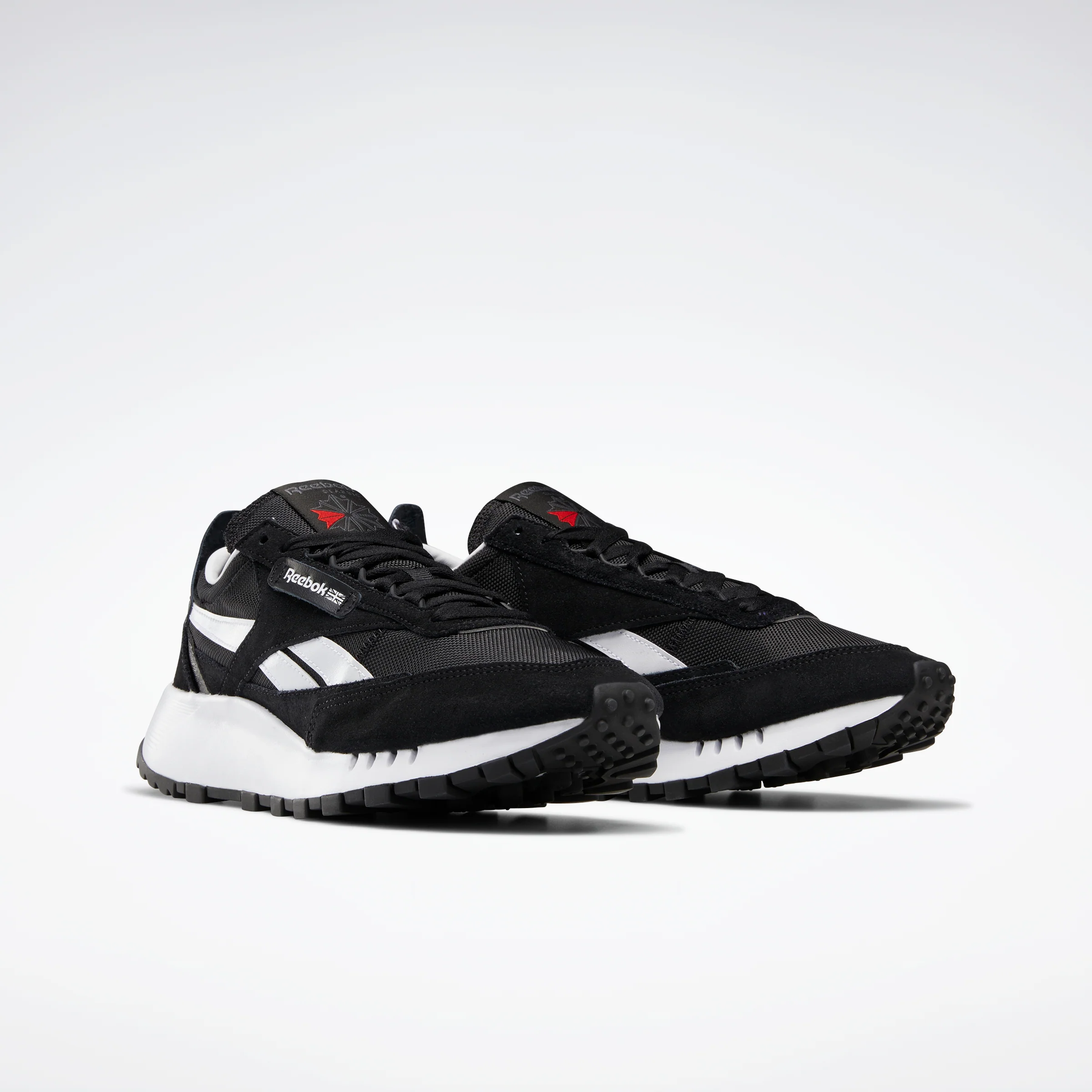 Reebok Footwear Men Classic Leather Legacy Shoes Cblack/Cdgry7/Vecred - Image 3