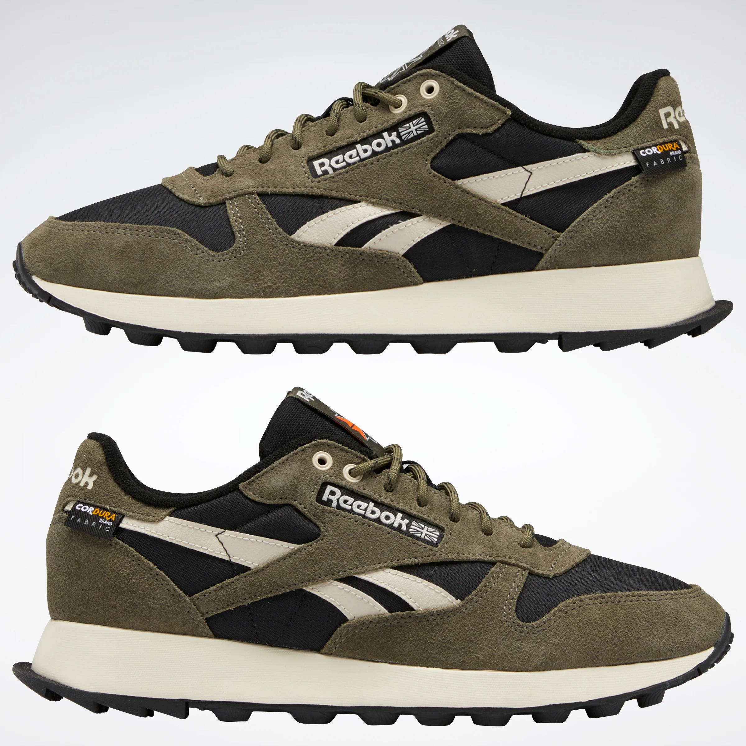 Reebok Footwear Men Classic Leather Shoes Cblack/Armgrn/Stucco - Image 10