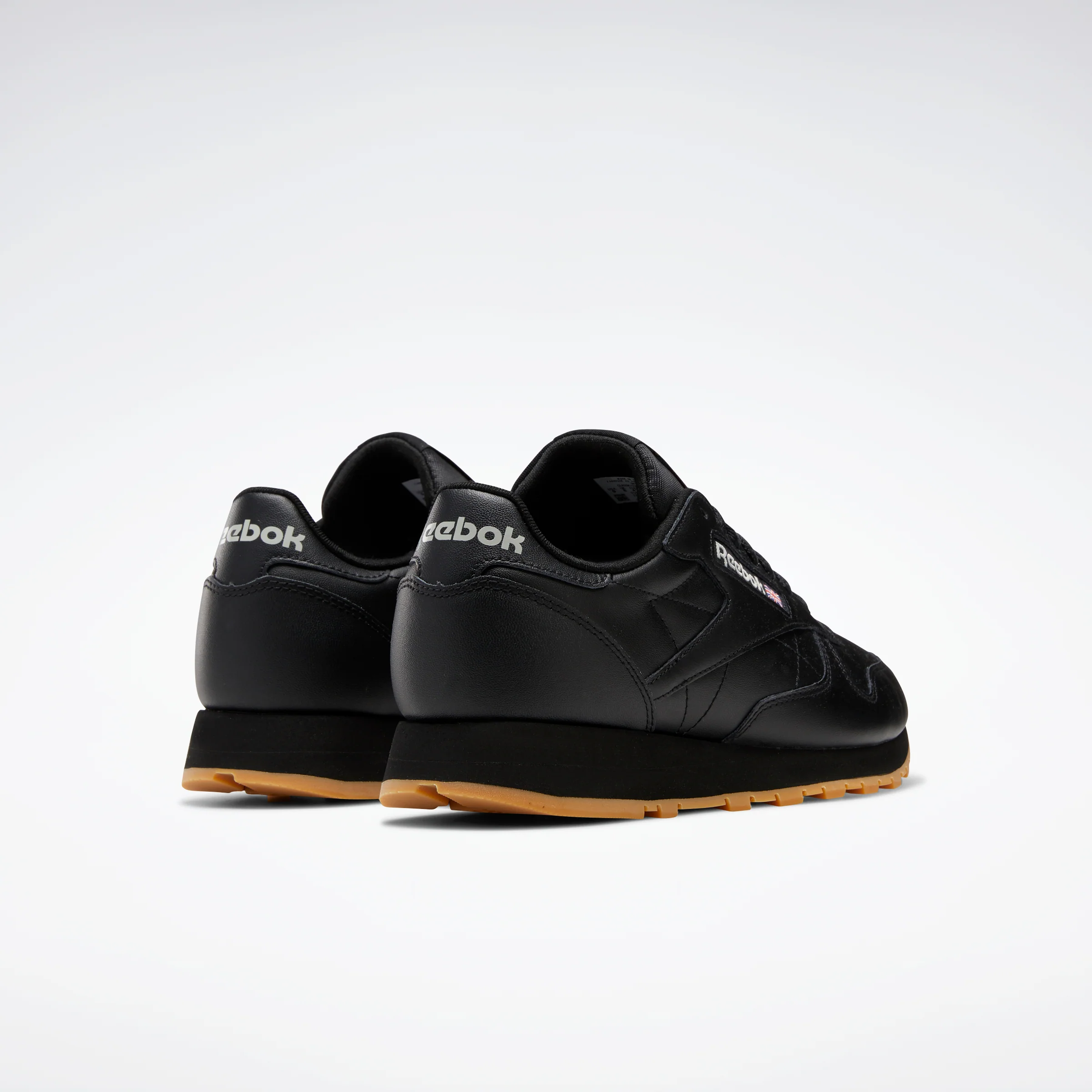 Reebok Footwear Men Classic Leather Shoes Cblack/Pugry5/Rbkg03 - Image 4