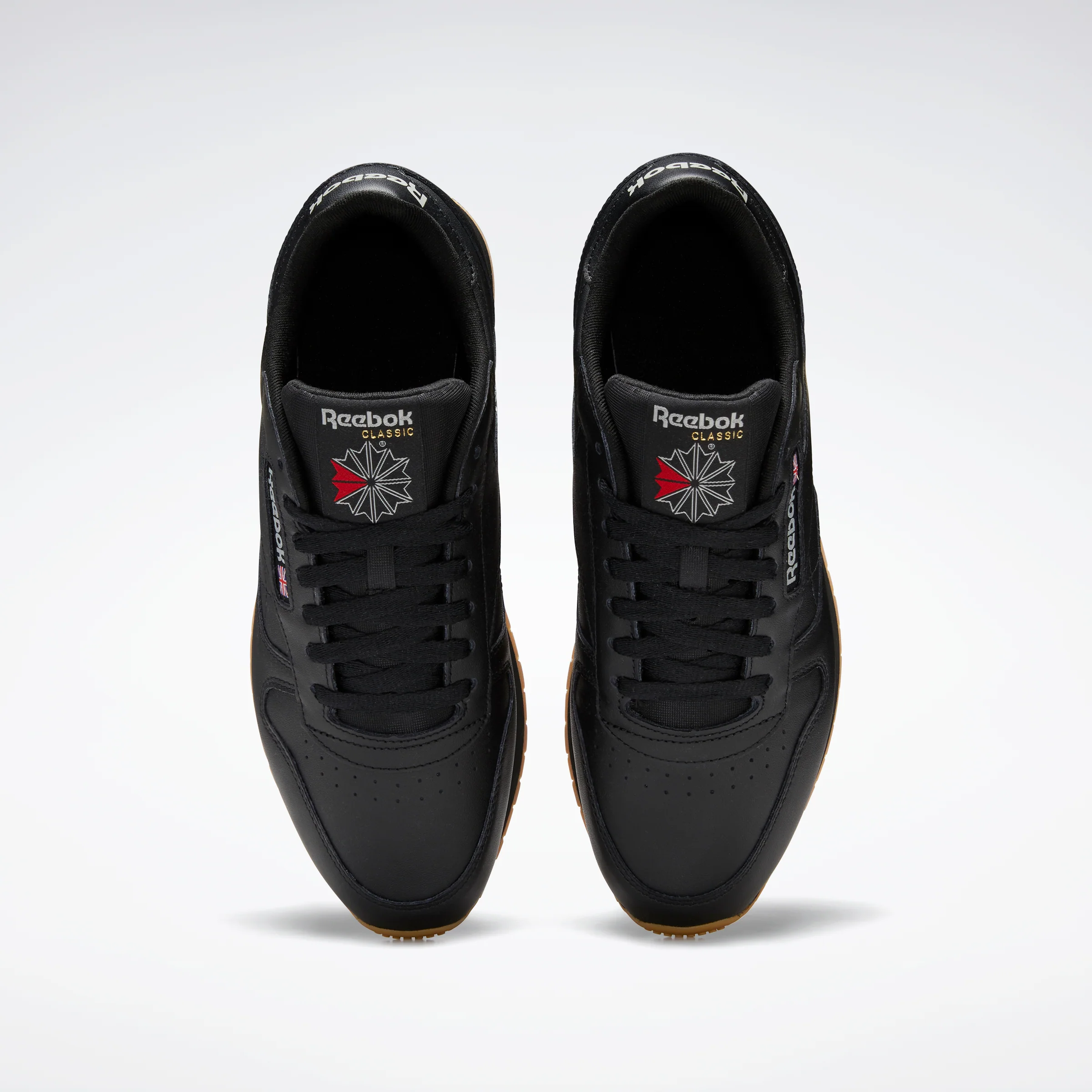 Reebok Footwear Men Classic Leather Shoes Cblack/Pugry5/Rbkg03 - Image 6
