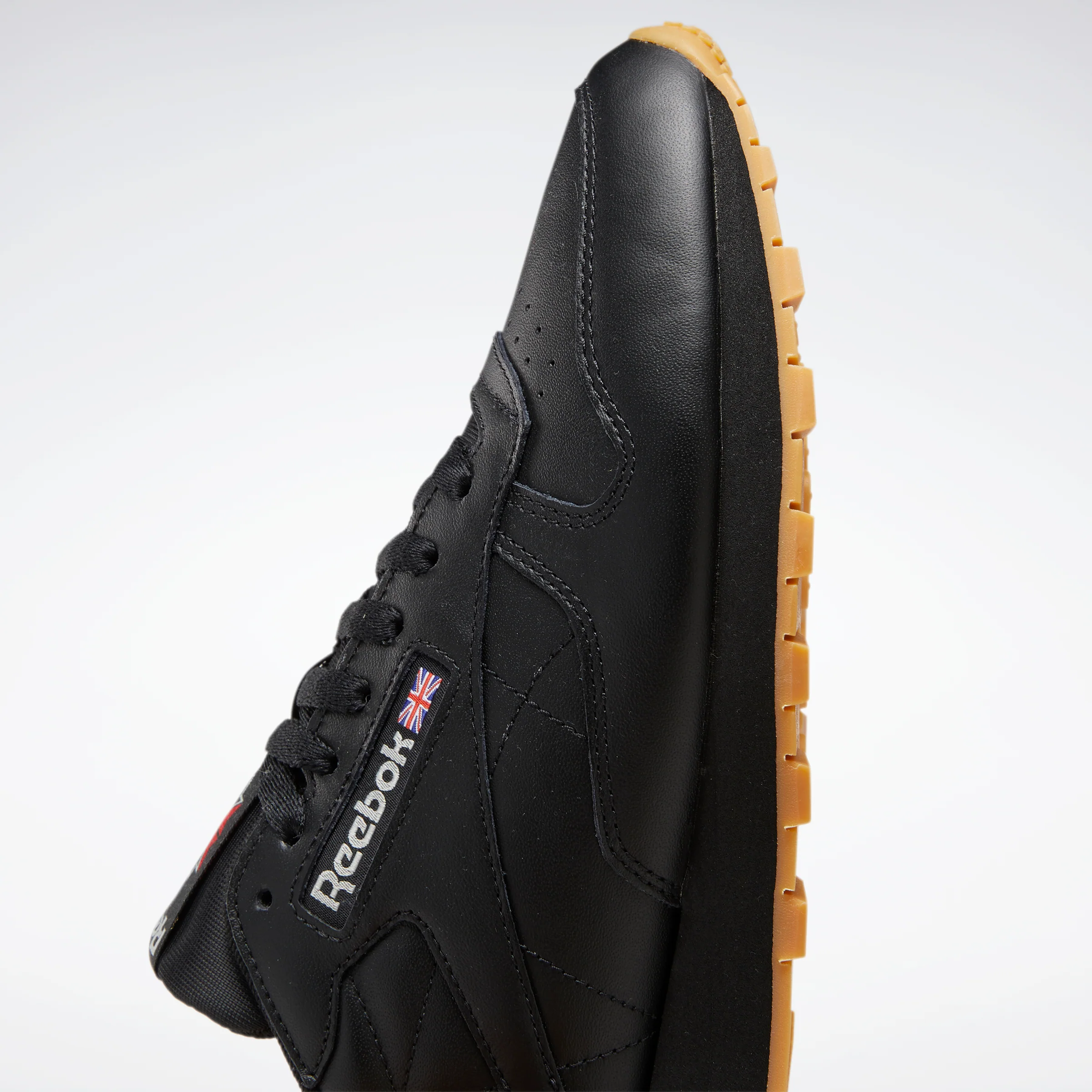 Reebok Footwear Men Classic Leather Shoes Cblack/Pugry5/Rbkg03 - Image 7
