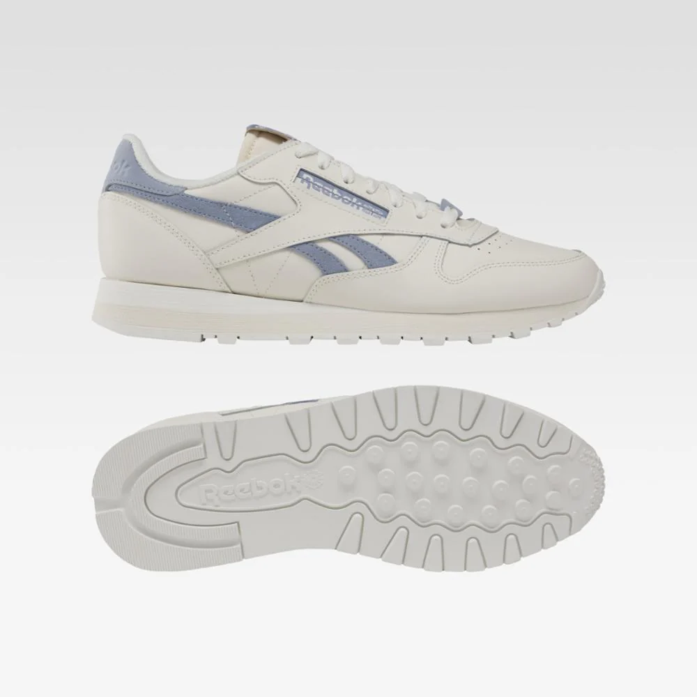 Reebok Footwear Men Classic Leather Shoes CHALK/VINBLU/BON - Image 3