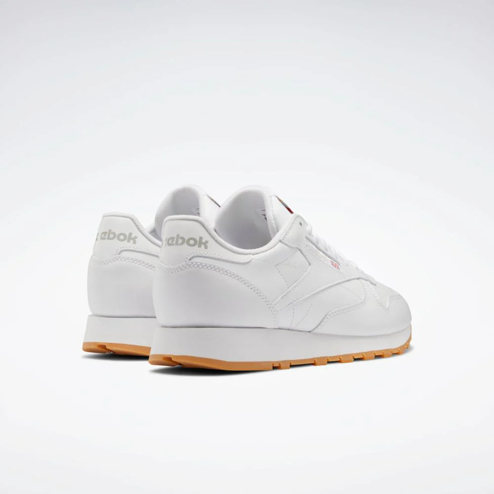 Reebok Footwear Men Classic Leather Shoes FTWR WHT/PURE GRY 3/REEBOK RUB - Image 3