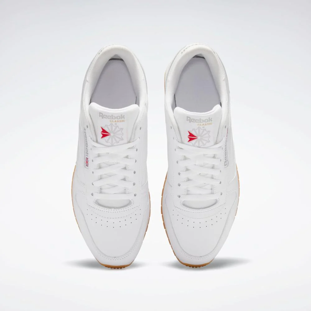 Reebok Footwear Men Classic Leather Shoes FTWR WHT/PURE GRY 3/REEBOK RUB - Image 5