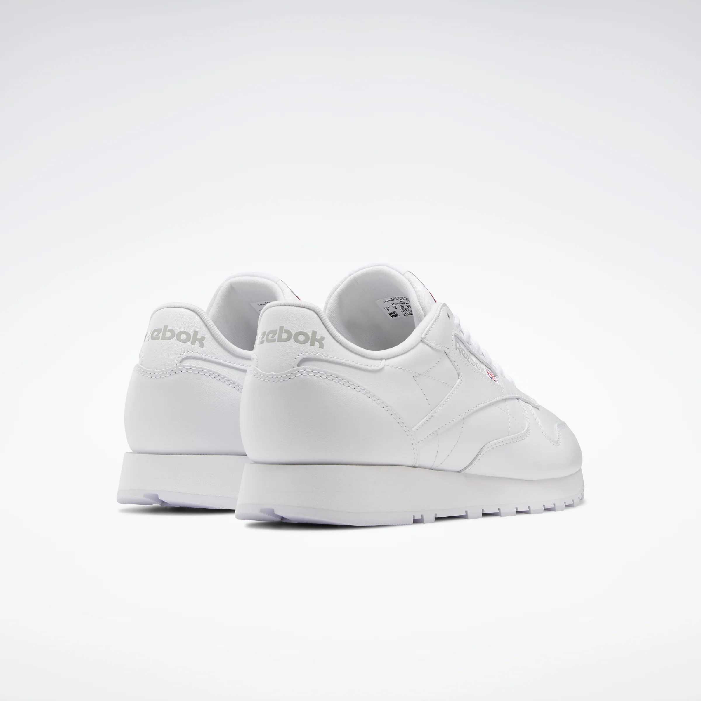 Reebok Footwear Men Classic Leather Shoes Ftwwht/Ftwwht/Pugry3 - Image 4