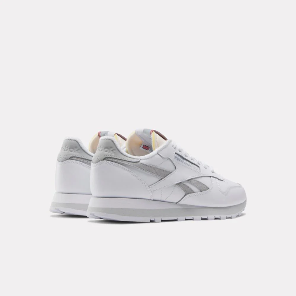 Reebok Footwear Men Classic Leather Shoes FTWWHT/PUGRY3/PUGRY2 - Image 3