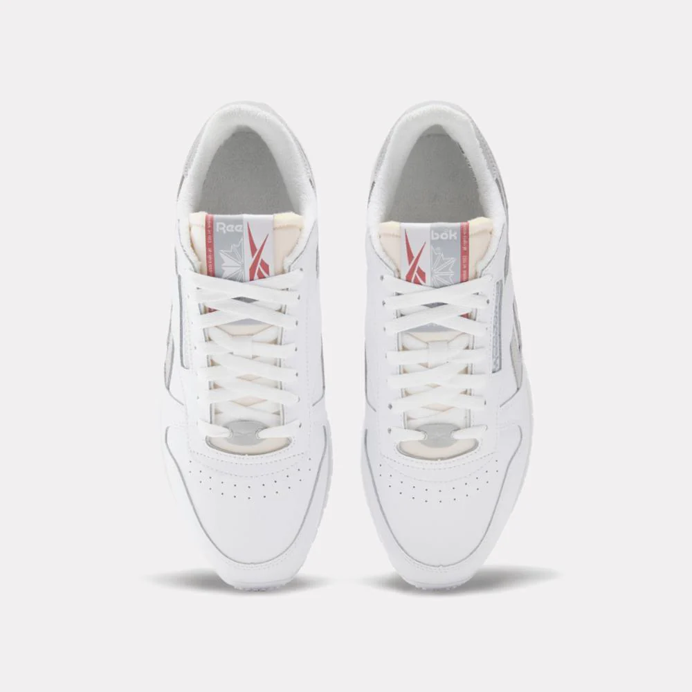 Reebok Footwear Men Classic Leather Shoes FTWWHT/PUGRY3/PUGRY2 - Image 5
