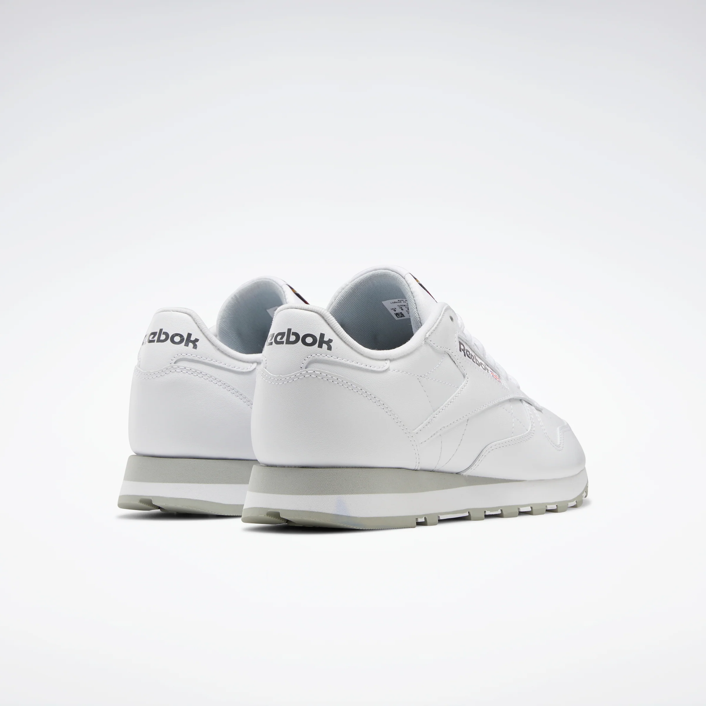 Reebok Footwear Men Classic Leather Shoes Ftwwht/Pugry3/Purgry - Image 4