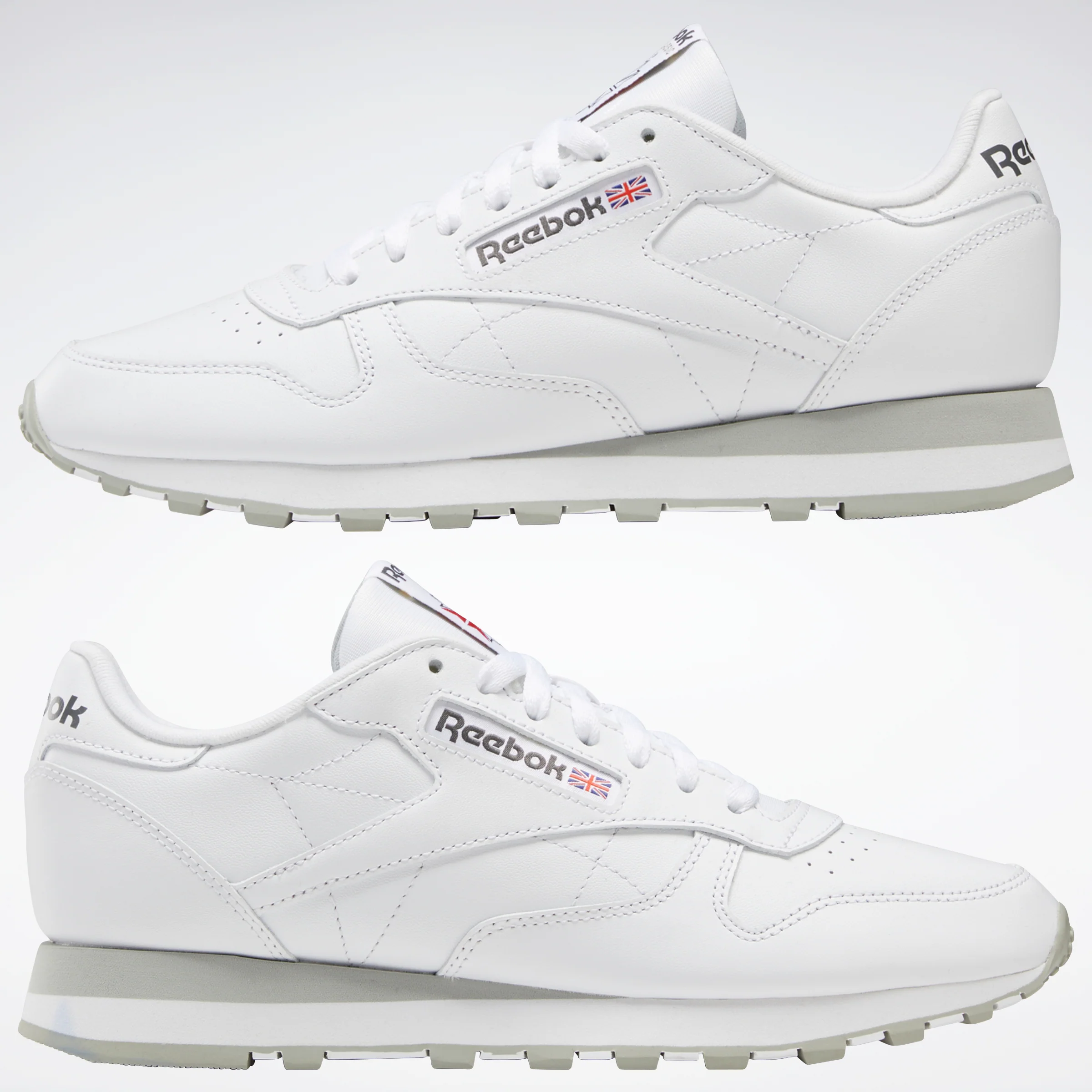 Reebok Footwear Men Classic Leather Shoes Ftwwht/Pugry3/Purgry - Image 9