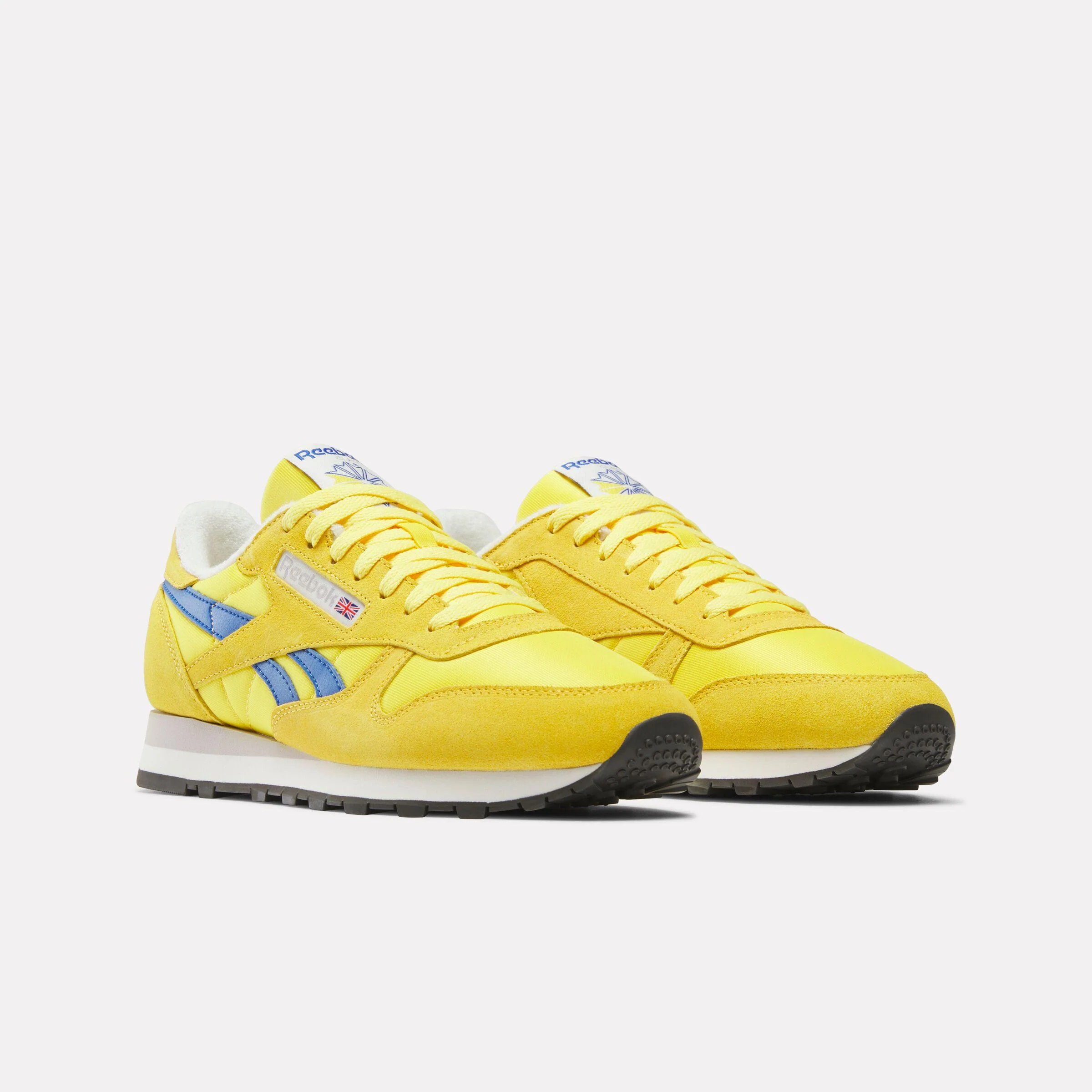 Reebok Footwear Men Classic Leather Shoes GOLDEN HAZE/OPTIMUM BLUE/CHALK - Image 2