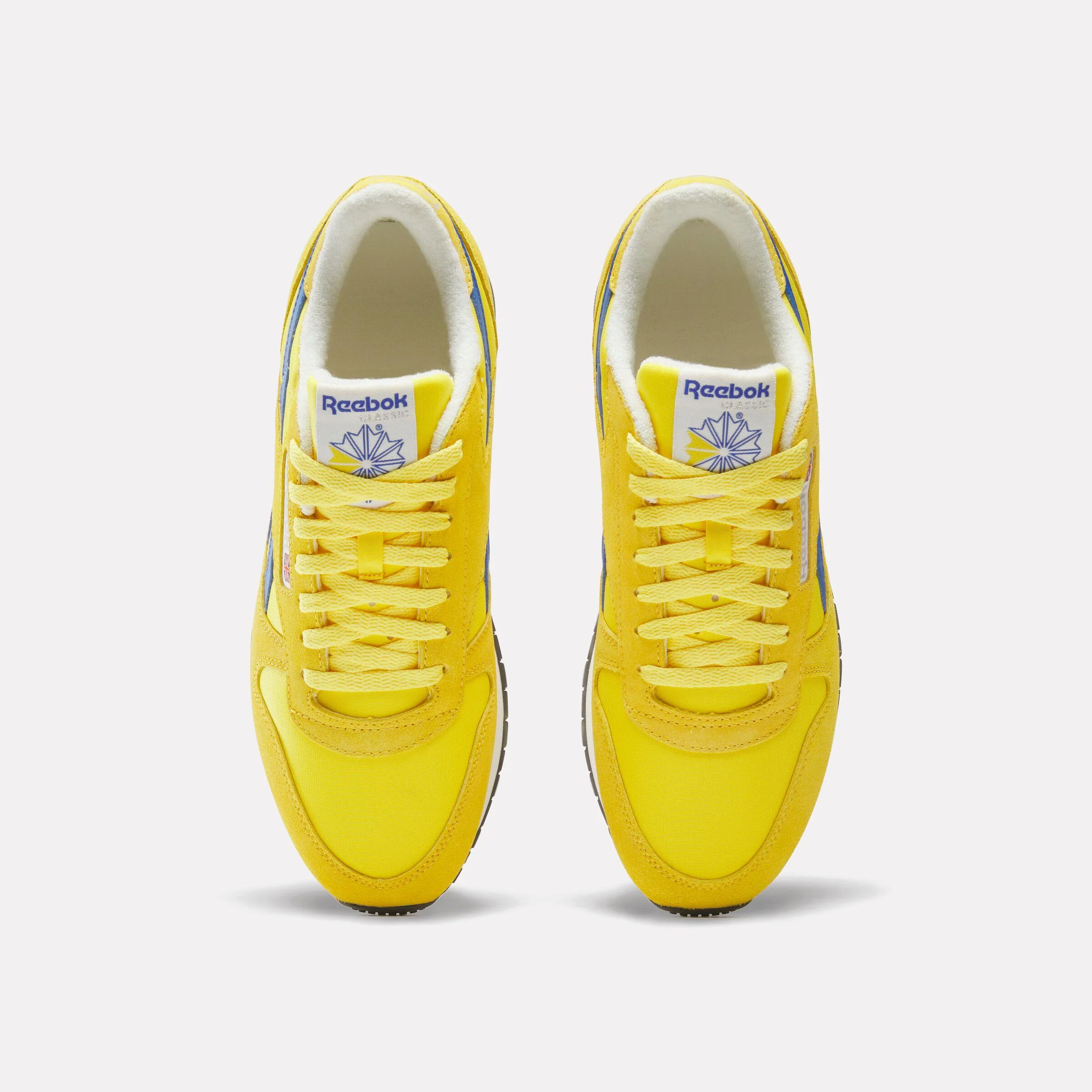 Reebok Footwear Men Classic Leather Shoes GOLDEN HAZE/OPTIMUM BLUE/CHALK - Image 5
