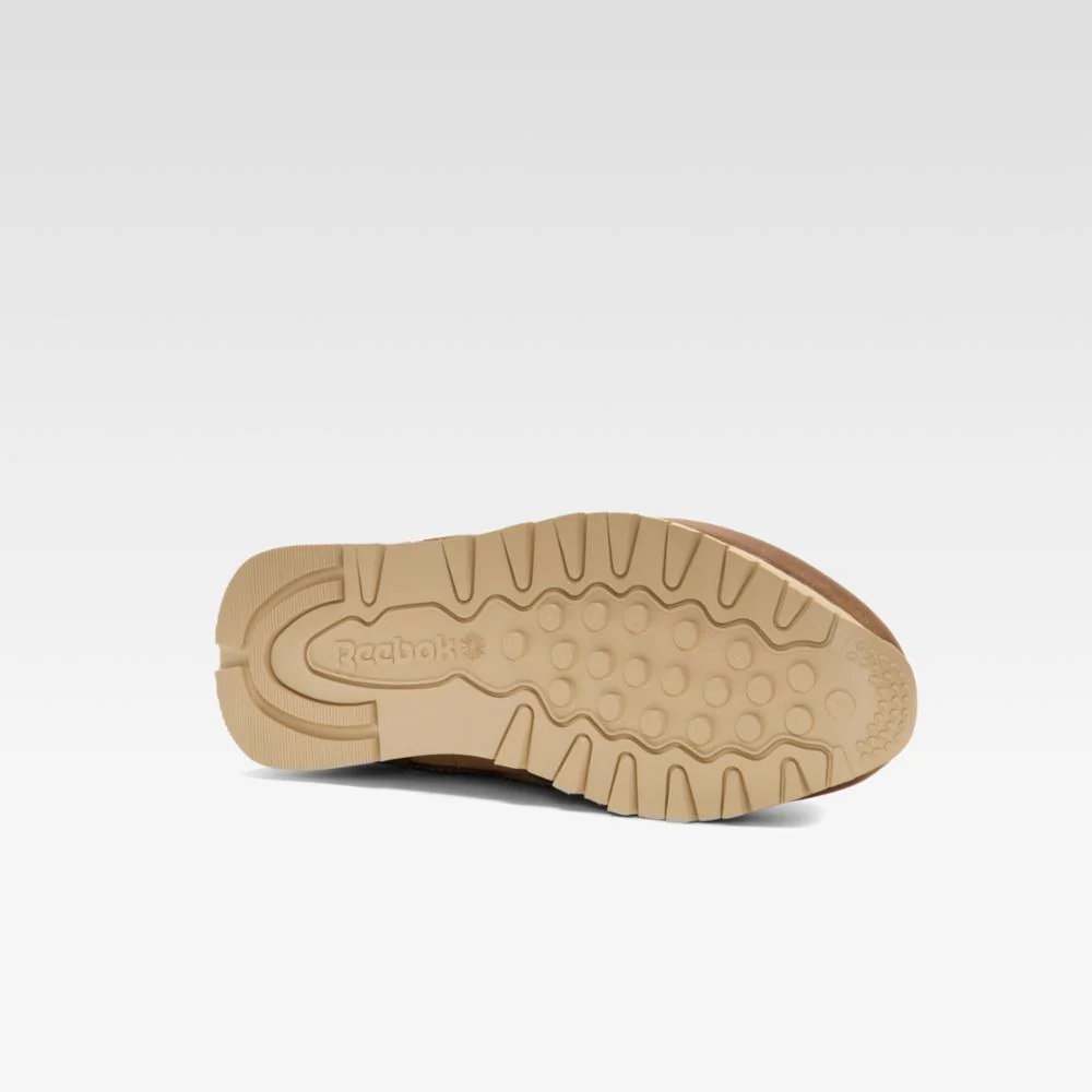 Reebok Footwear Men Classic Leather Shoes TAUPE/BEIGE/STONE GREY - Image 5