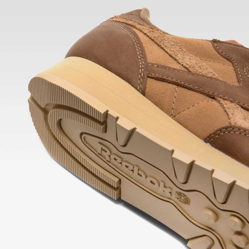 Reebok Footwear Men Classic Leather Shoes TAUPE/BEIGE/STONE GREY - Image 6