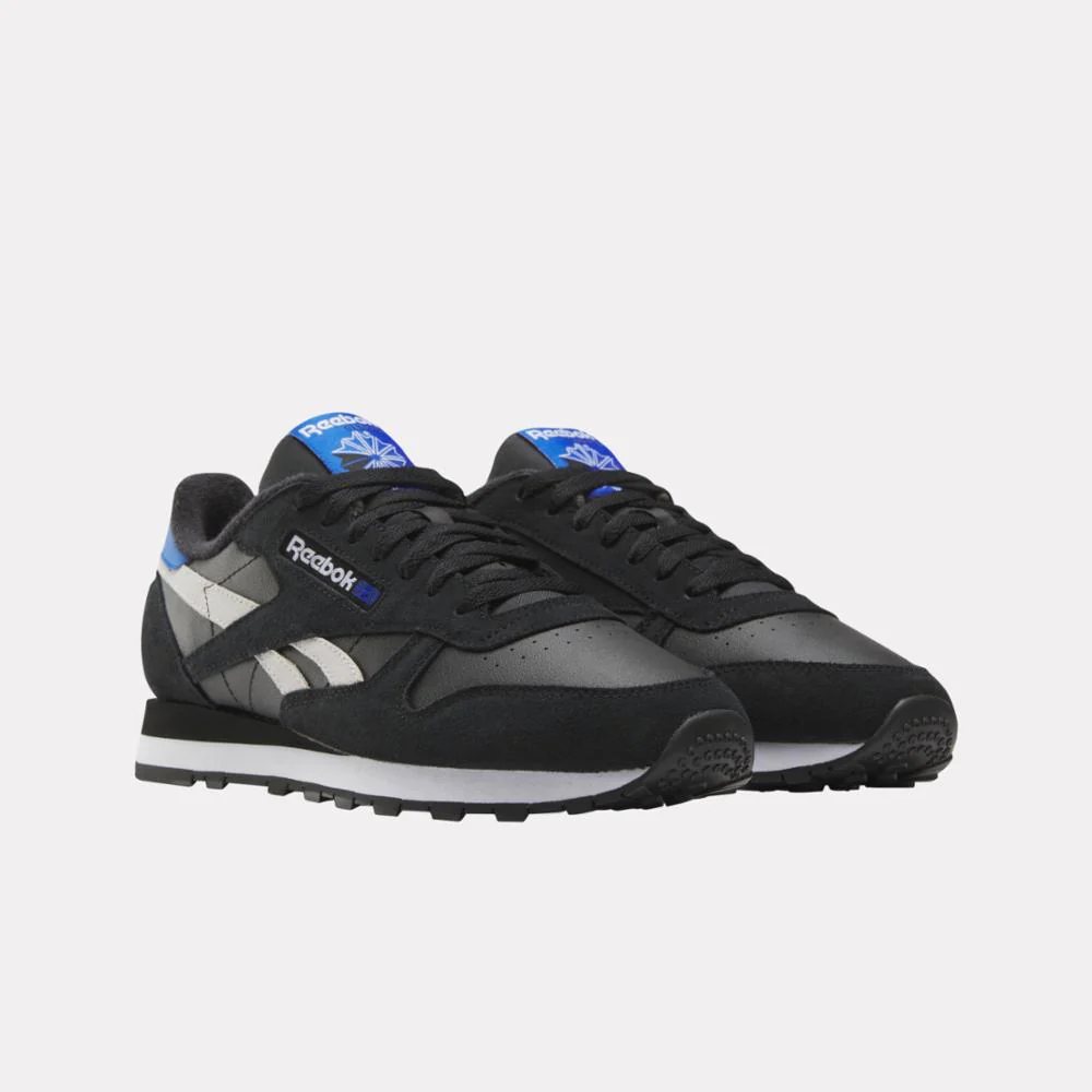 Reebok Footwear Men Classic Leather Shoes WASHED BLACK/BLACK/WHITE - Image 2