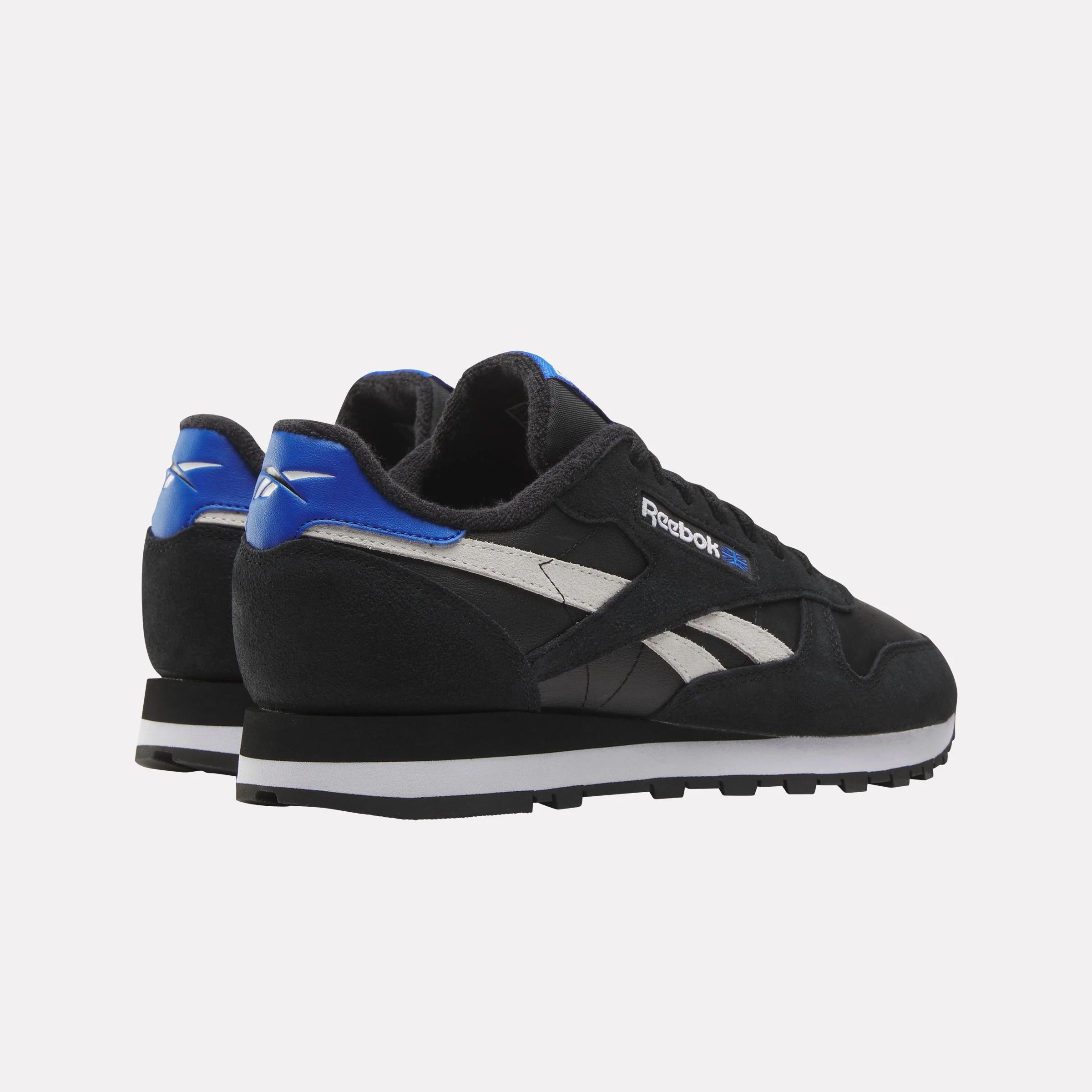 Reebok Footwear Men Classic Leather Shoes WASHED BLACK/BLACK/WHITE - Image 3