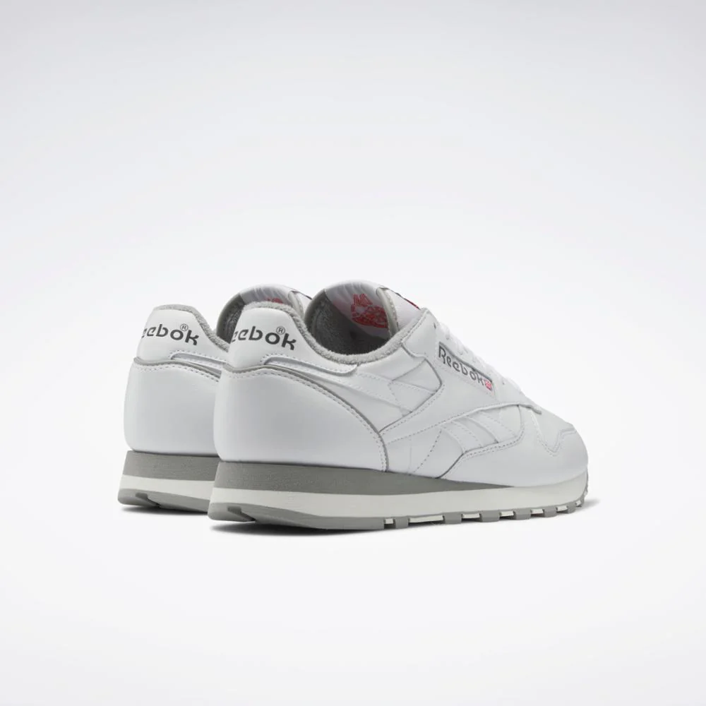 Reebok Footwear Men Classic Leather Vintage Shoes FTWWHT/CHALK/MGSOGR - Image 4