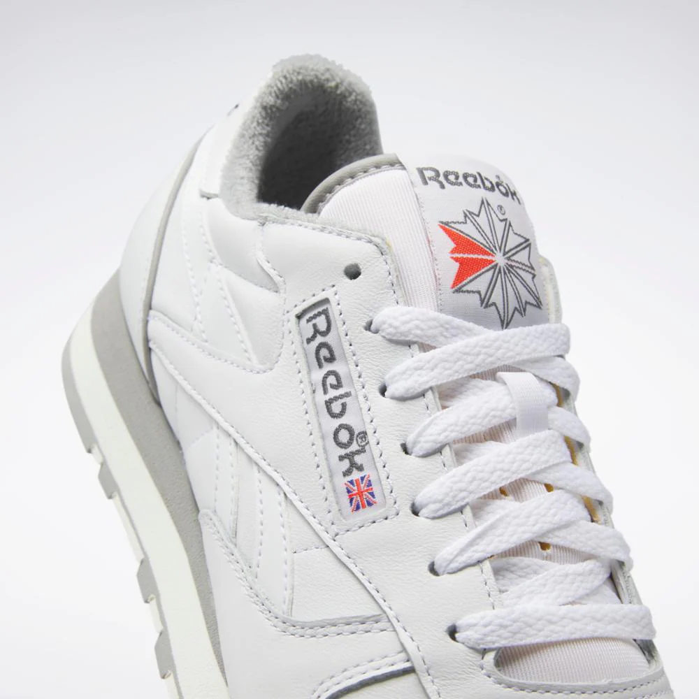 Reebok Footwear Men Classic Leather Vintage Shoes FTWWHT/CHALK/MGSOGR - Image 8