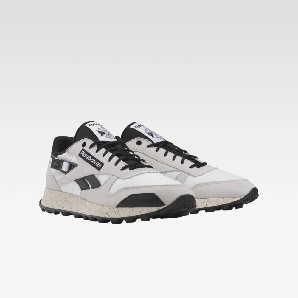 Reebok Footwear Men Classic Leather Winterized Shoes FTWWHT/PURGRY/CBLACK - Image 2