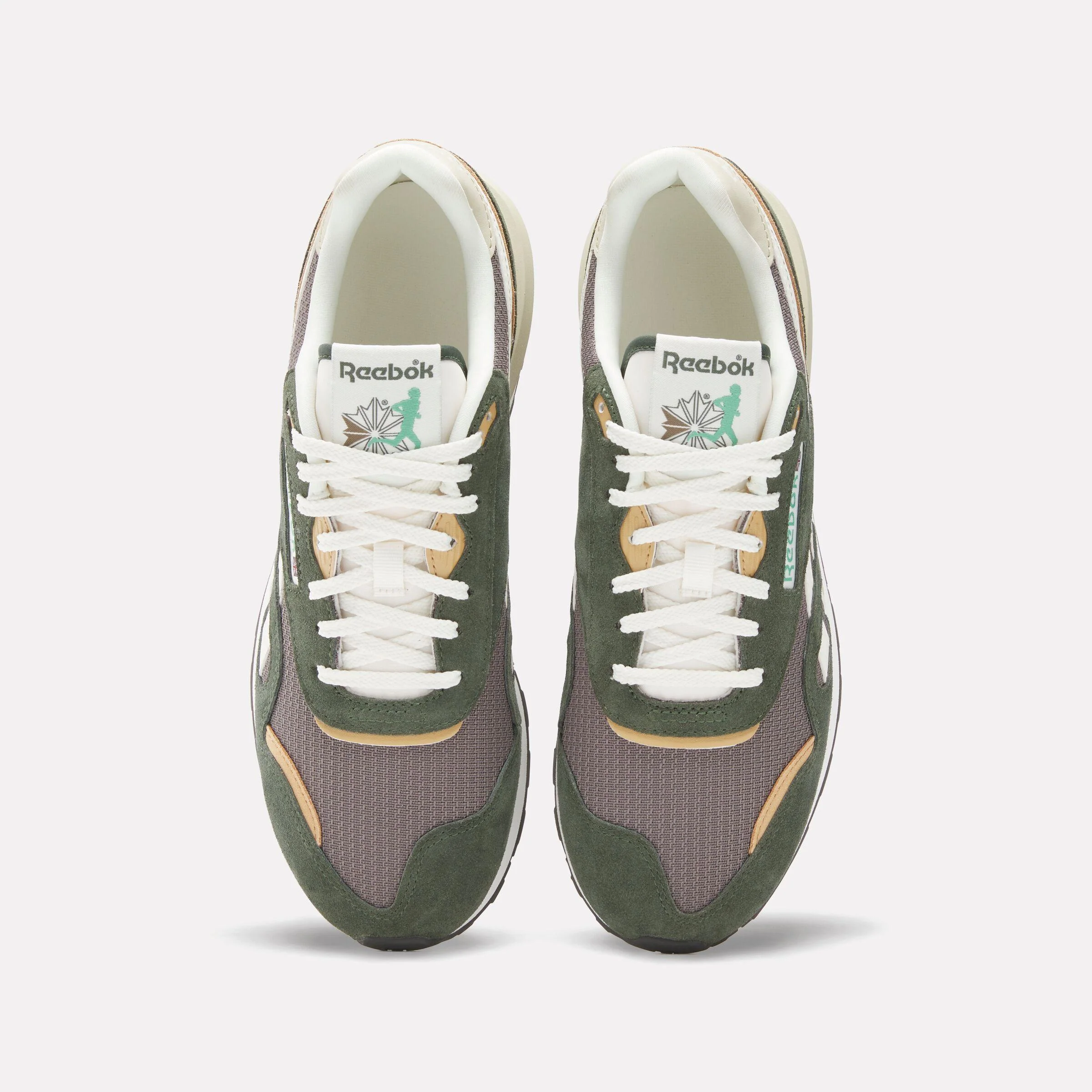 Reebok Footwear Men Classic Nylon 89 Shoes GRIT GREEN/TREK GREY/CHALK - Image 5
