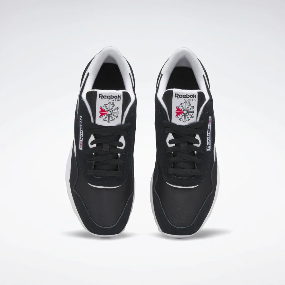 Reebok Footwear Men Classic Nylon Shoes CBLACK/FTWWHT/FTWWHT - Image 5