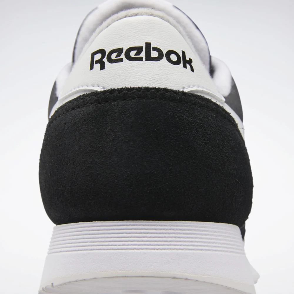 Reebok Footwear Men Classic Nylon Shoes CBLACK/FTWWHT/FTWWHT - Image 7