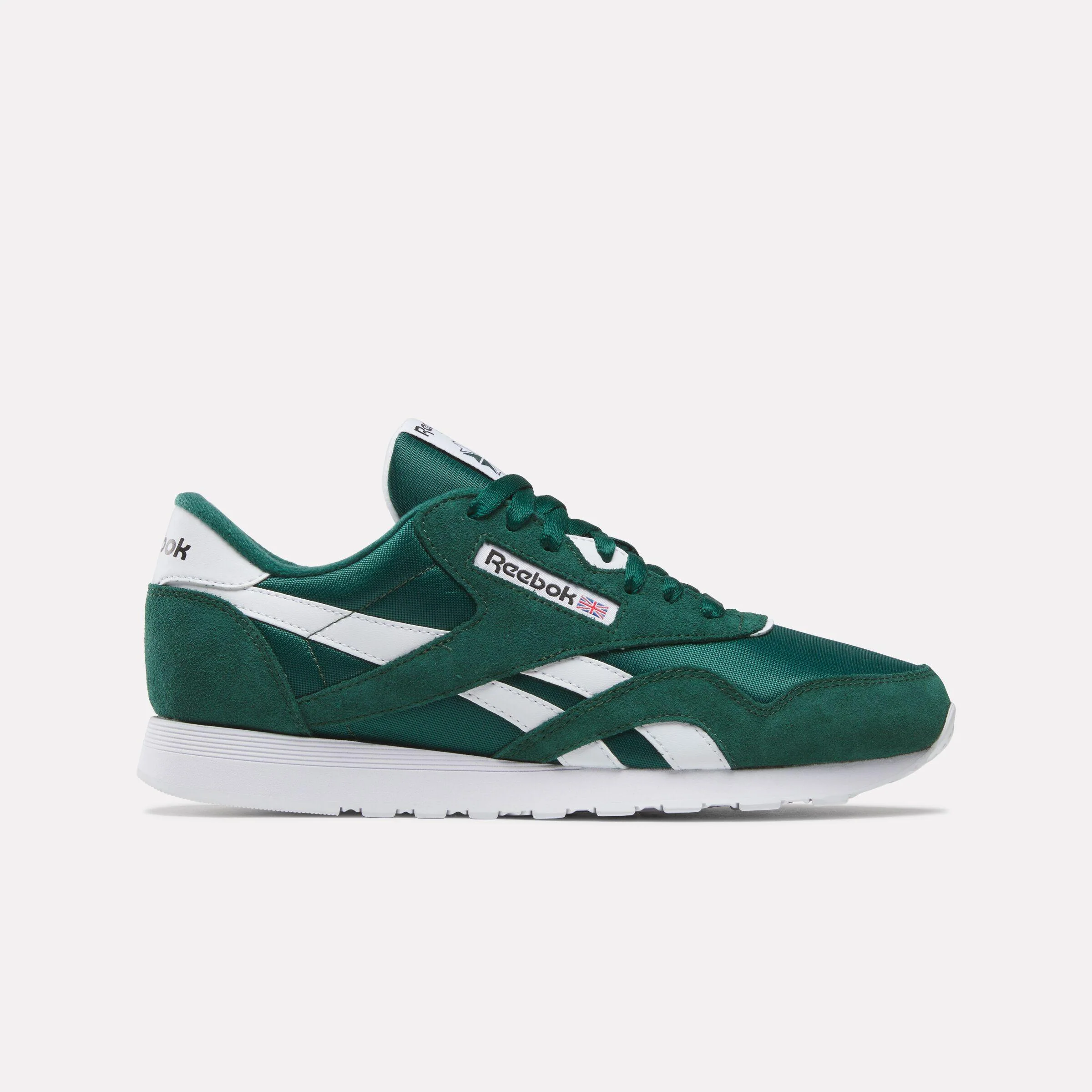 Reebok Footwear Men Classic Nylon Shoes COLLEGIATE GREEN/COLLEGIATE GR