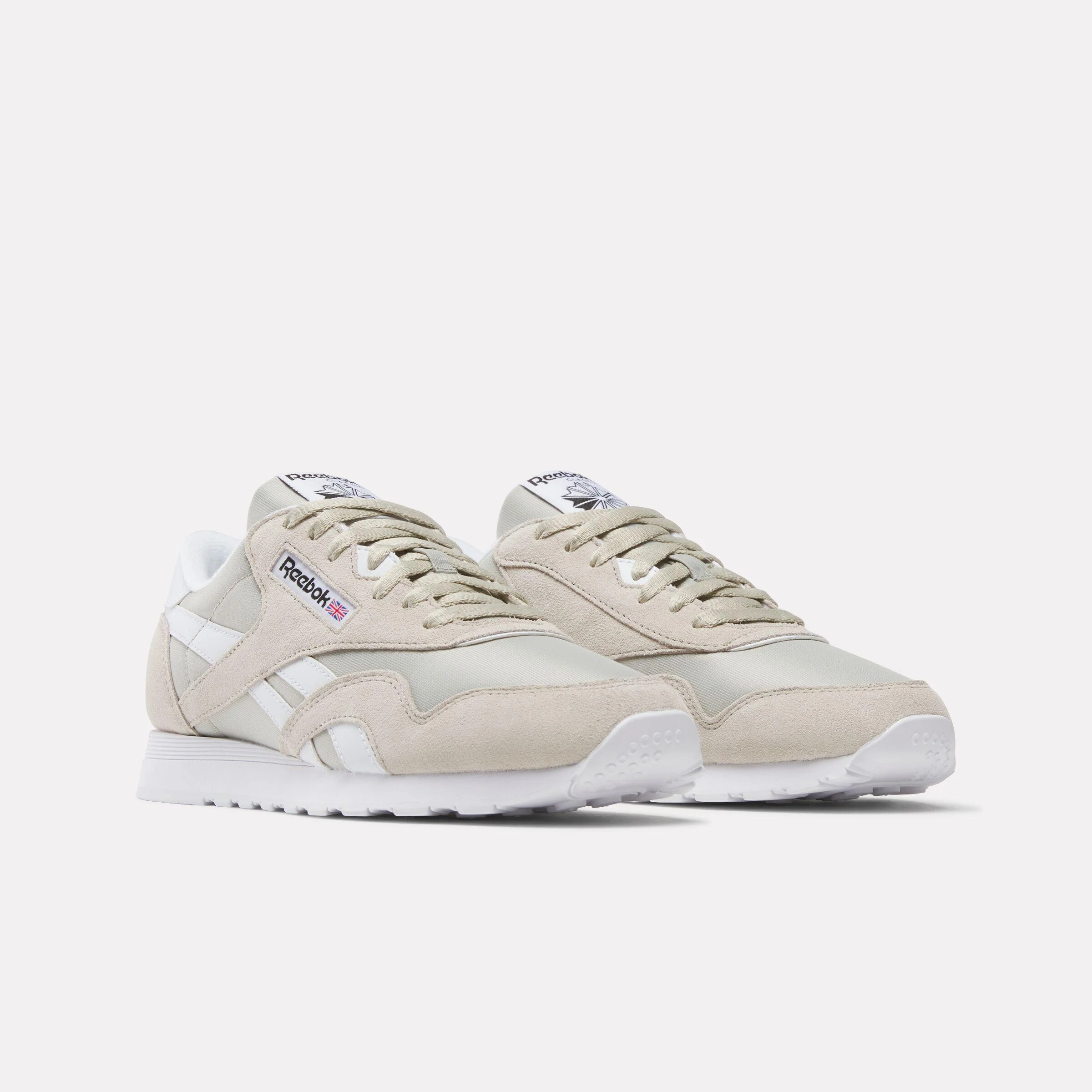 Reebok Footwear Men Classic Nylon Shoes SPORT BEIGE/SPORT BEIGE/WHITE - Image 2