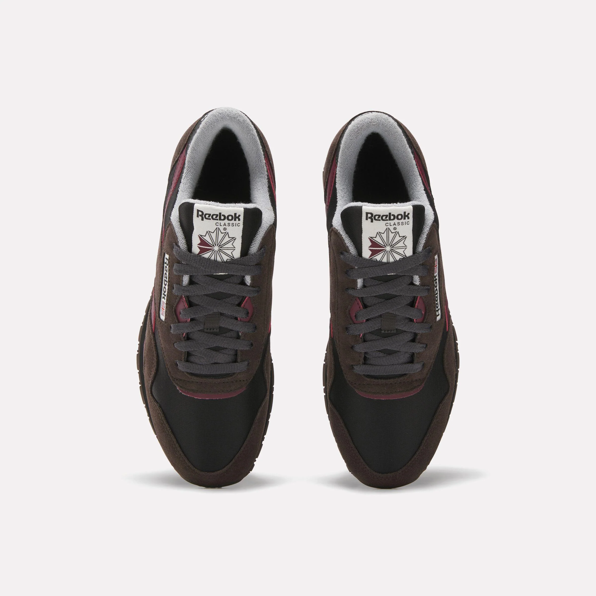 Reebok Footwear Men Classic Nylon Shoes WASHED BLACK/BLACK/BLACK CHERR - Image 5