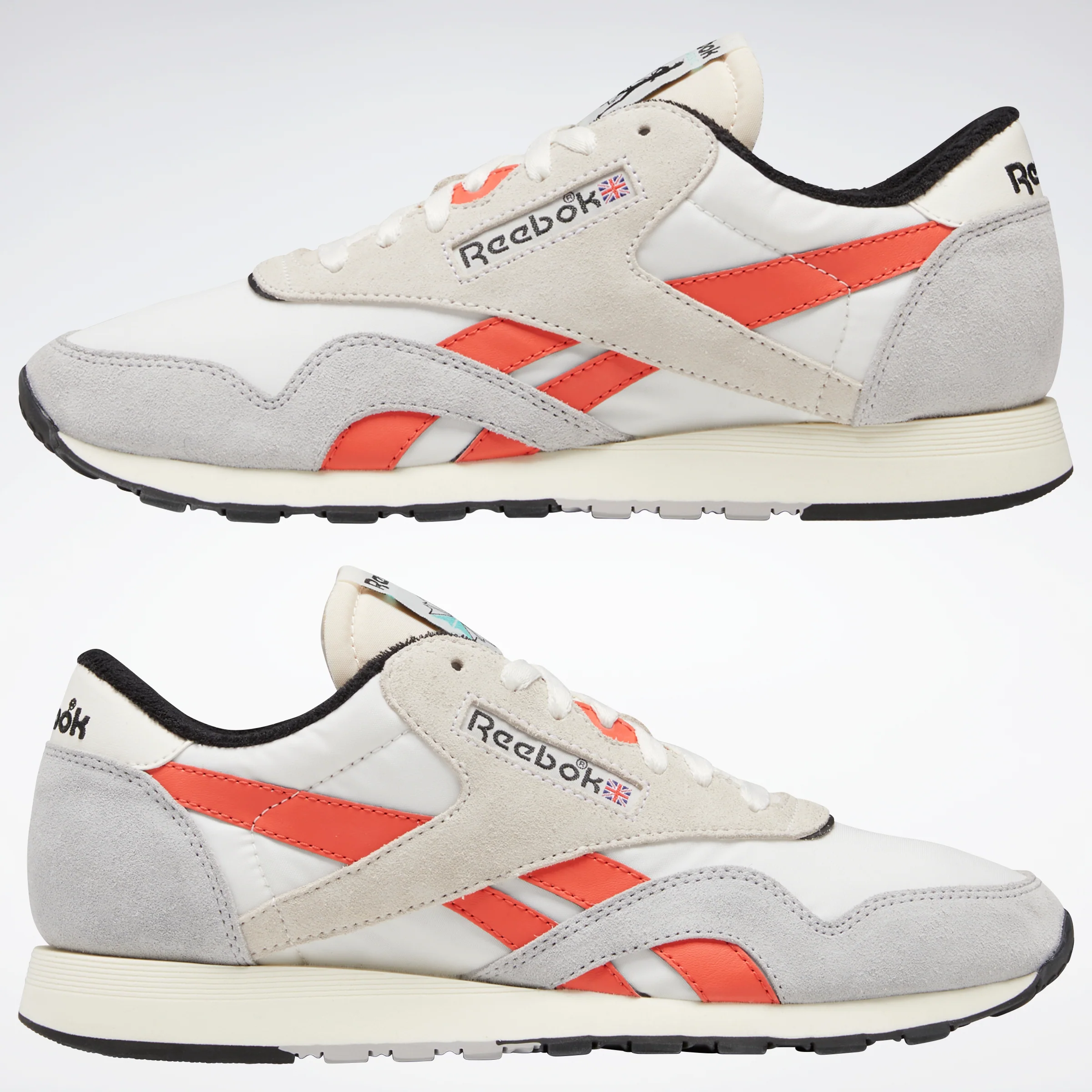 Reebok Footwear Men Classic Nylon Vintage Shoes Chalk/Pugry3/Cblack - Image 10