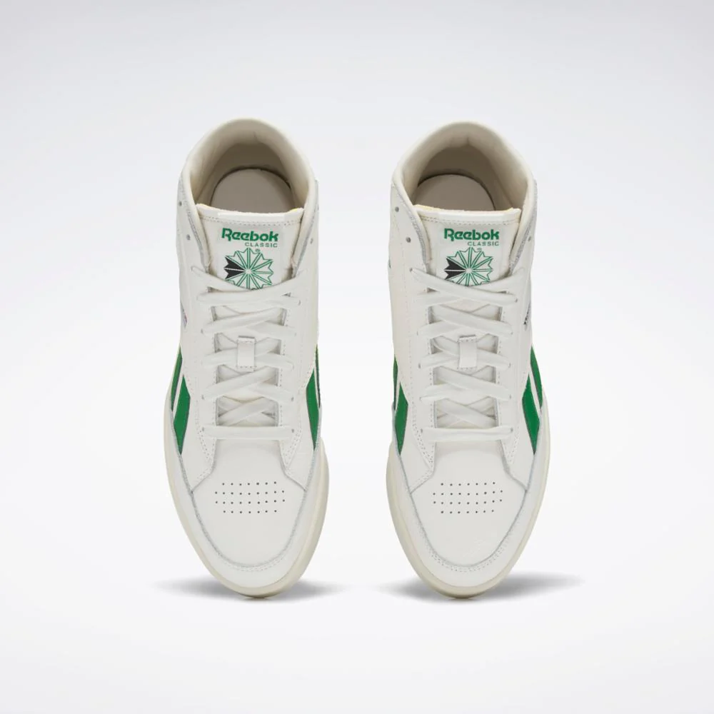 Reebok Footwear Men Club C 85 Form Hi CHALK/ALABAS/GLEGRN - Image 6