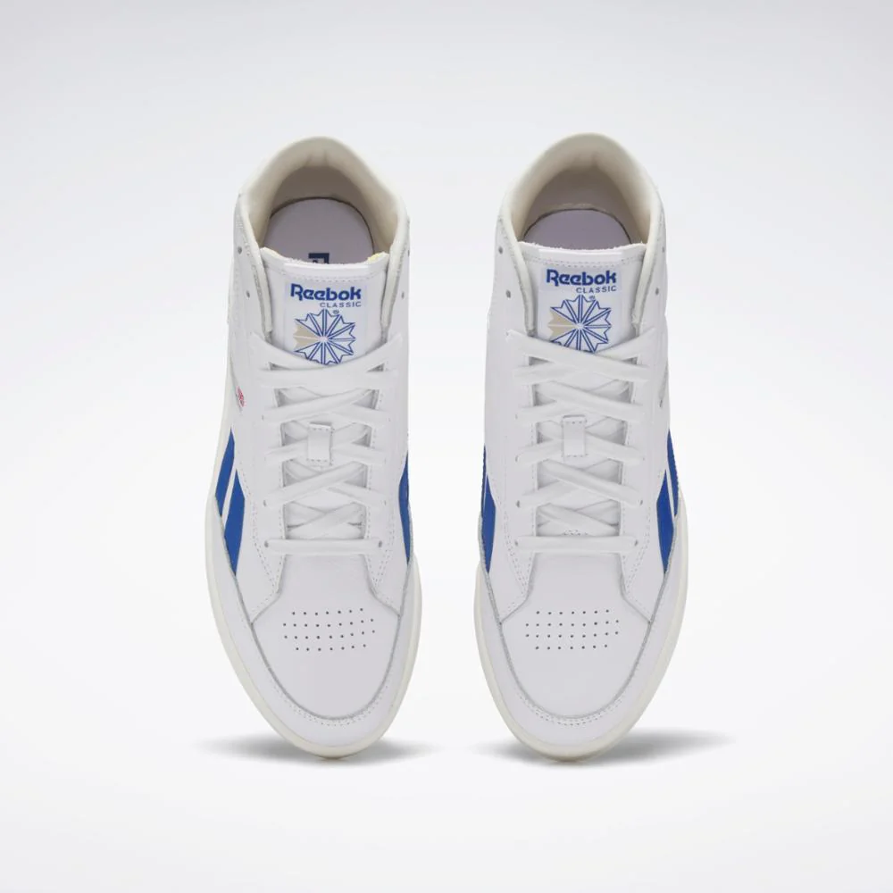 Reebok Footwear Men Club C 85 Form Hi Shoes FTWWHT/CHALK/VECBLU - Image 5