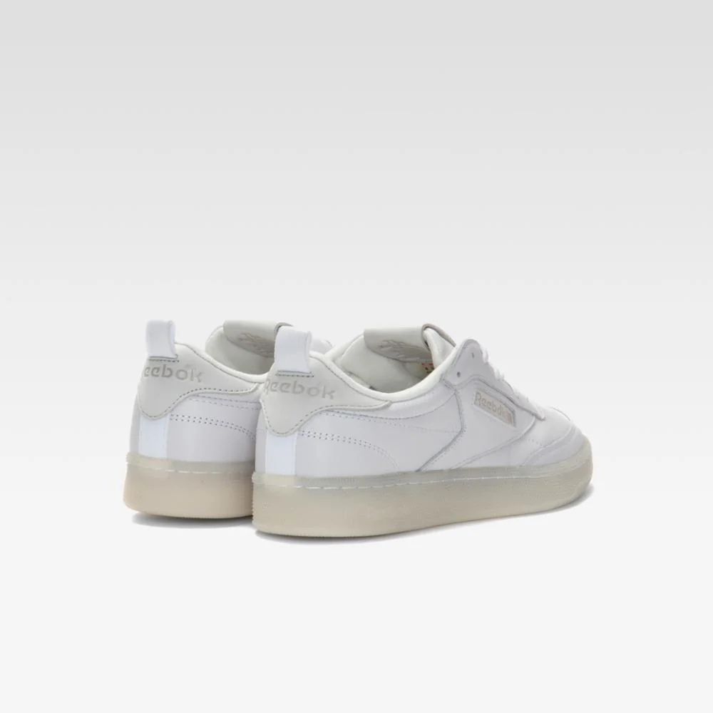 Reebok Footwear Men Club C 85 PL Shoes FTWWHT/GOLDMT/PURGRY - Image 4