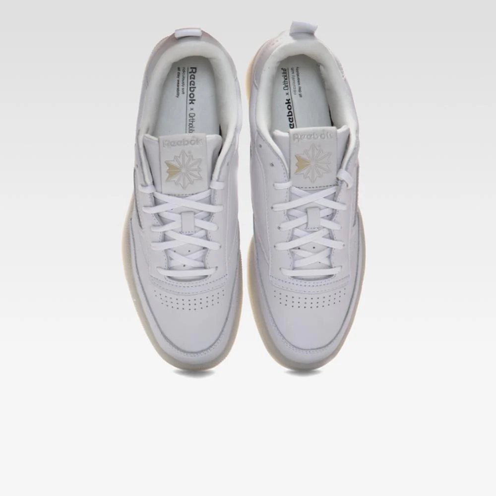 Reebok Footwear Men Club C 85 PL Shoes FTWWHT/GOLDMT/PURGRY - Image 6