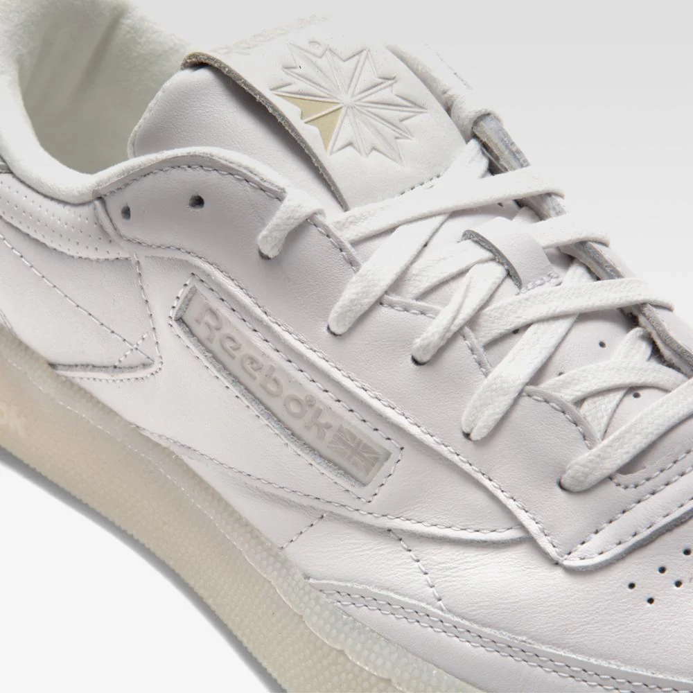Reebok Footwear Men Club C 85 PL Shoes FTWWHT/GOLDMT/PURGRY - Image 8