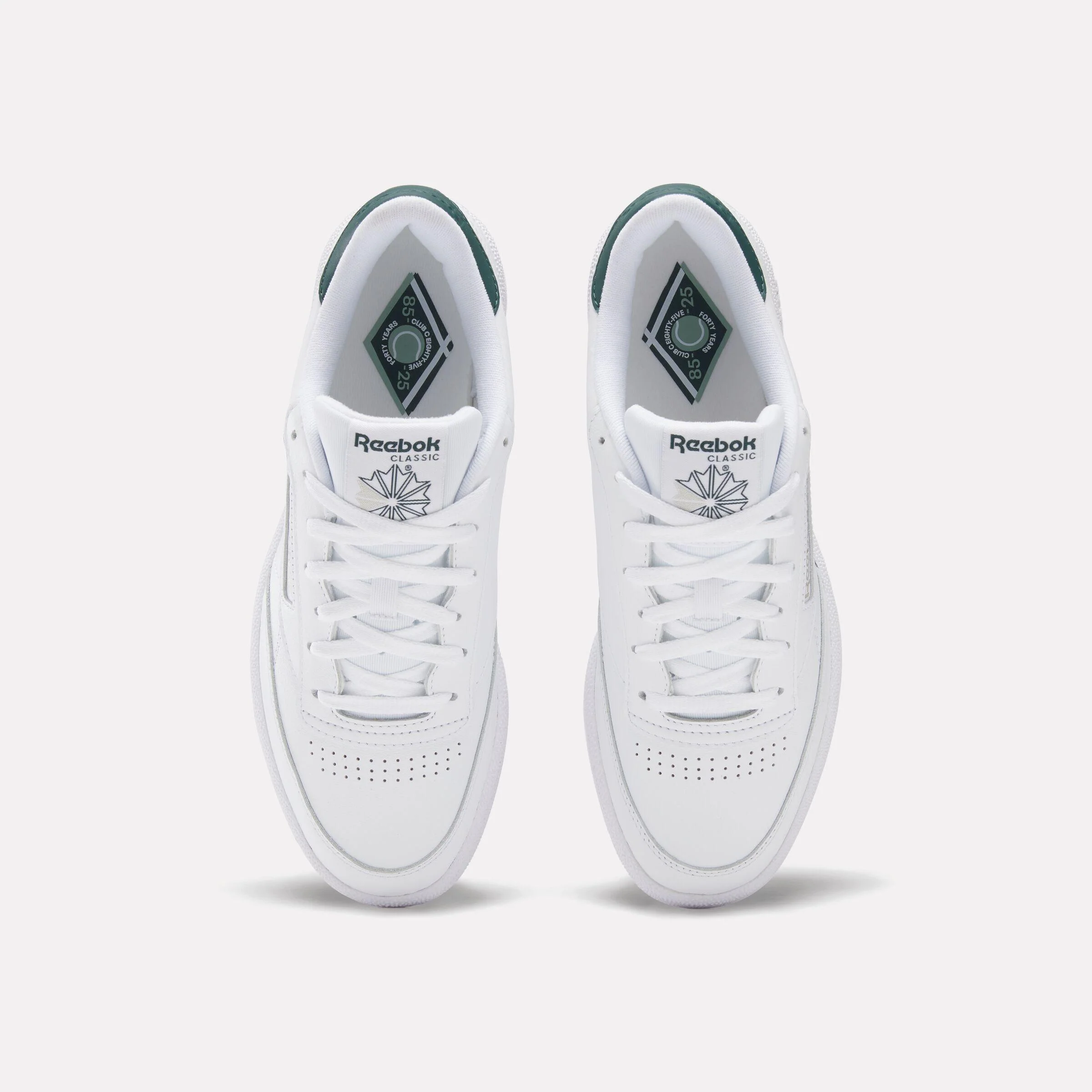 Reebok Footwear Men Club C 85 Shoes - 40th Anniversary WHITE/BREAKAWAYGREEN/FLINTGREY - Image 5