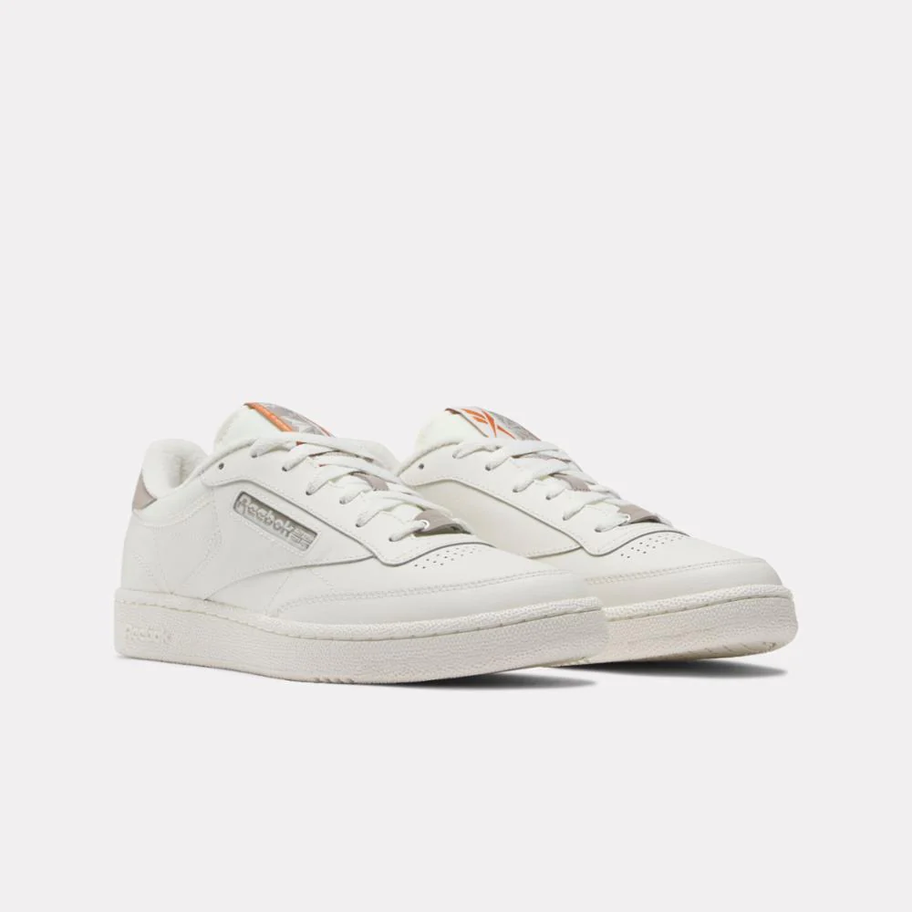 Reebok Footwear Men Club C 85 Shoes CHALK/ASH/TER - Image 2