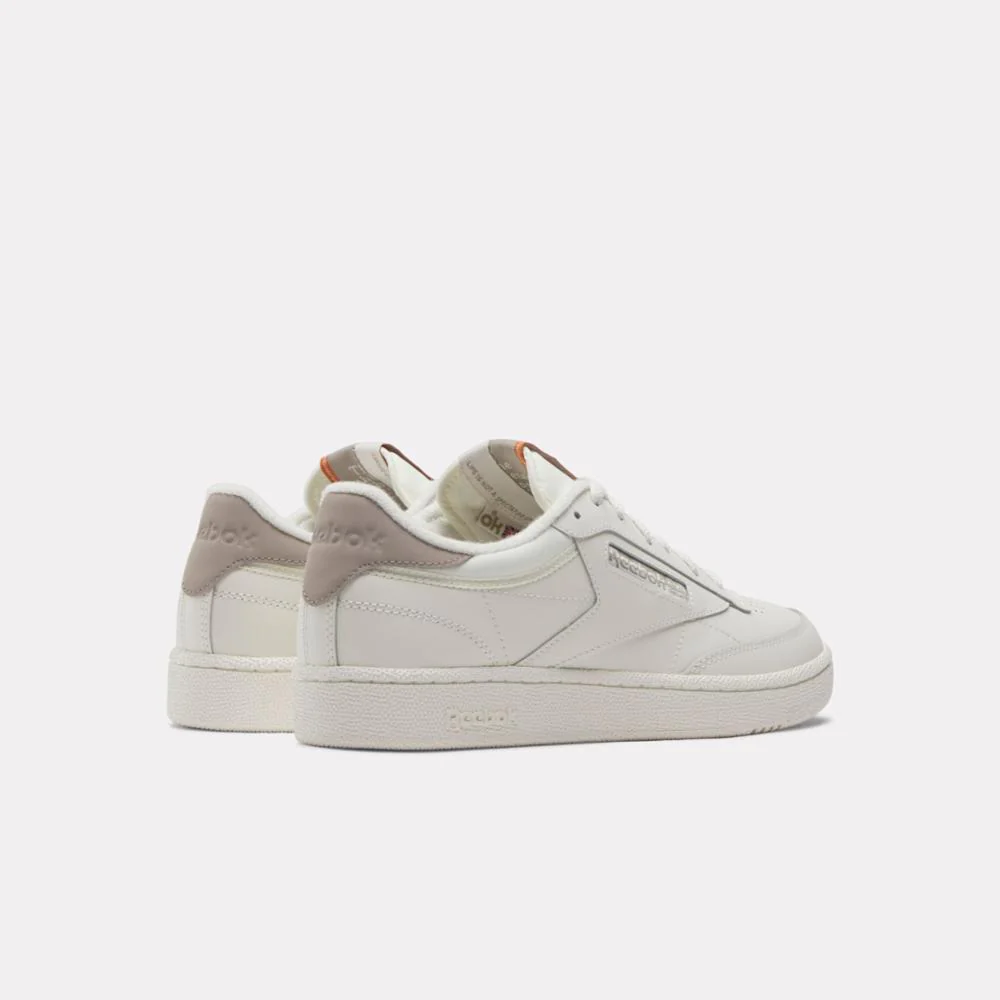 Reebok Footwear Men Club C 85 Shoes CHALK/ASH/TER - Image 3