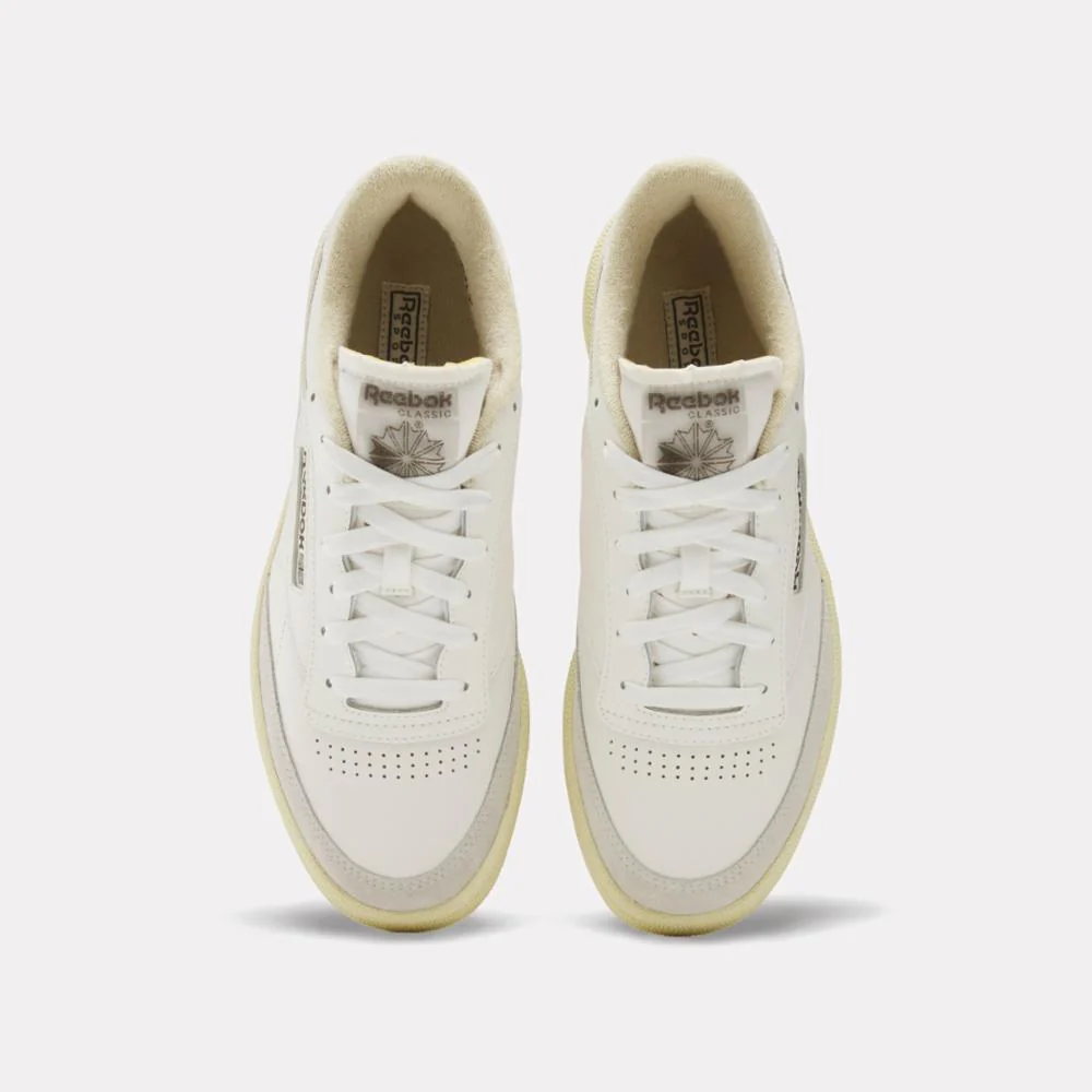 Reebok Footwear Men Club C 85 Shoes CHALK/WEATHEREDWHITE/VINTAGECH - Image 5