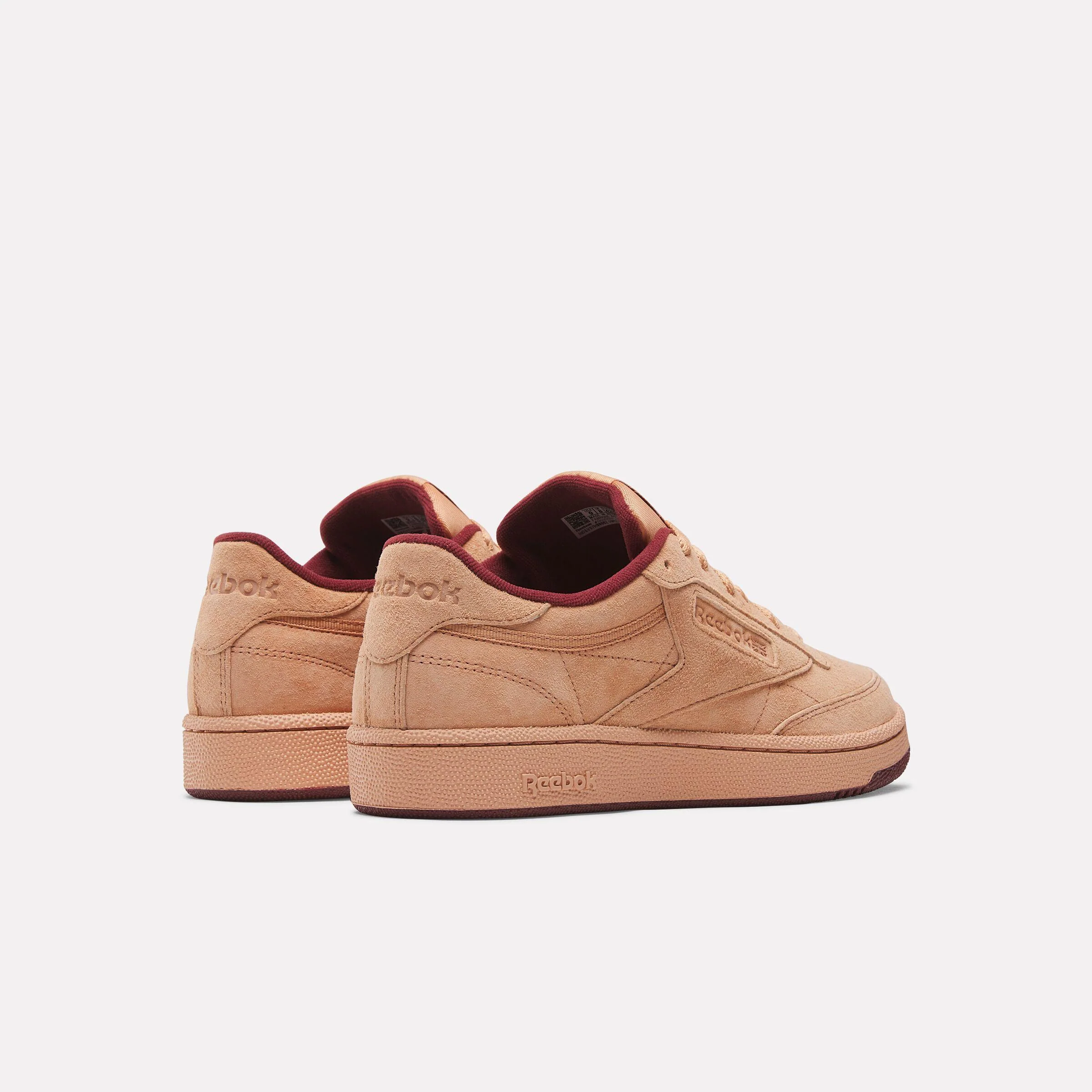 Reebok Footwear Men Club C 85 Shoes CLAY/WASHEDCLAY/RICHMAROON - Image 3