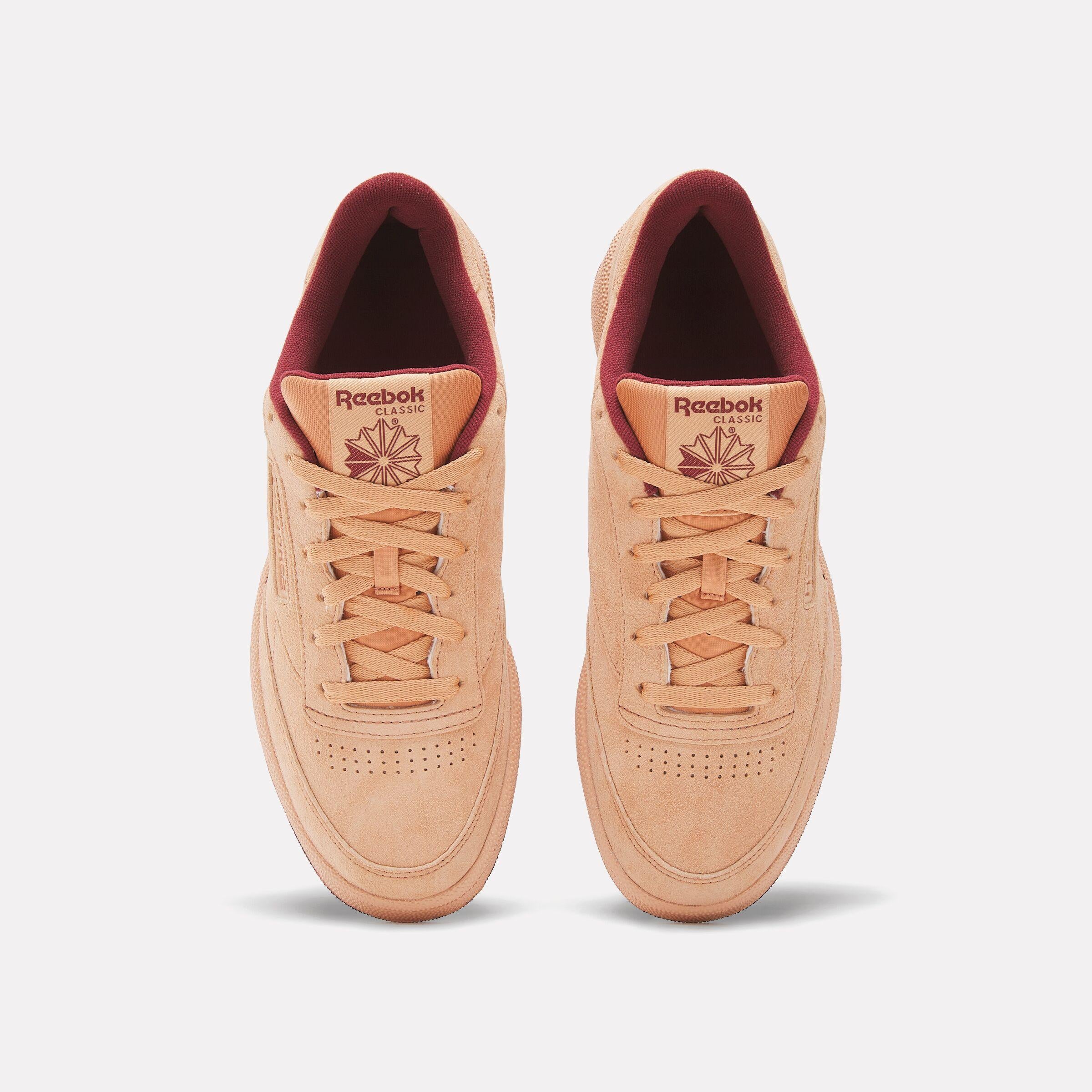 Reebok Footwear Men Club C 85 Shoes CLAY/WASHEDCLAY/RICHMAROON - Image 5