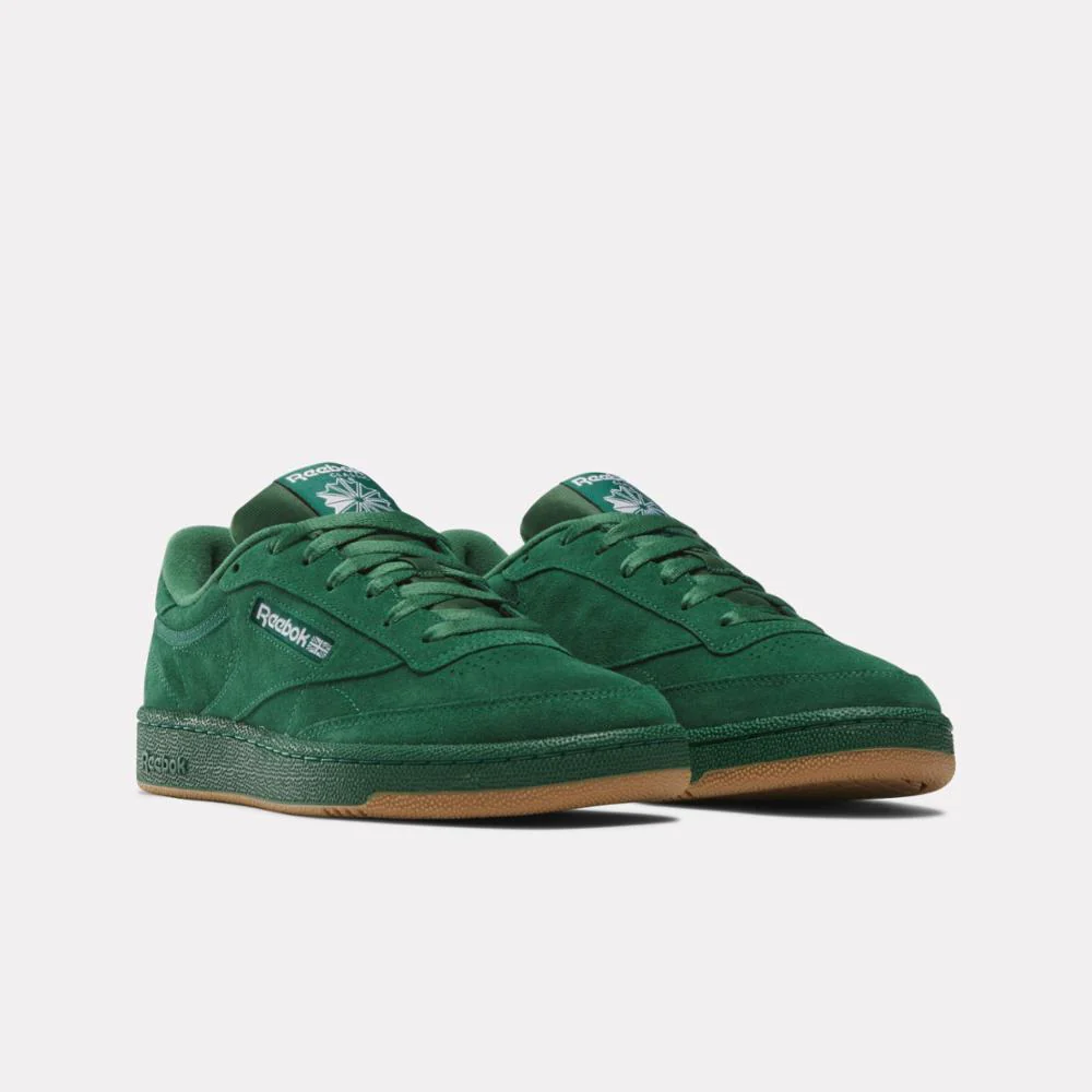 Reebok Footwear Men Club C 85 Shoes DRKGRN/FTWWHT/RBKLE3 - Image 2