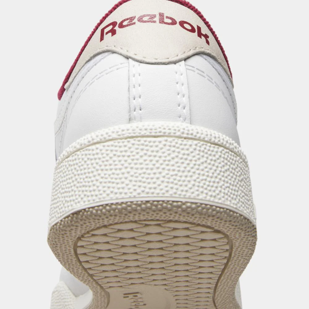 Reebok Footwear Men Club C 85 Shoes FTWR WHT/STUCCO/CL MAROON - Image 7