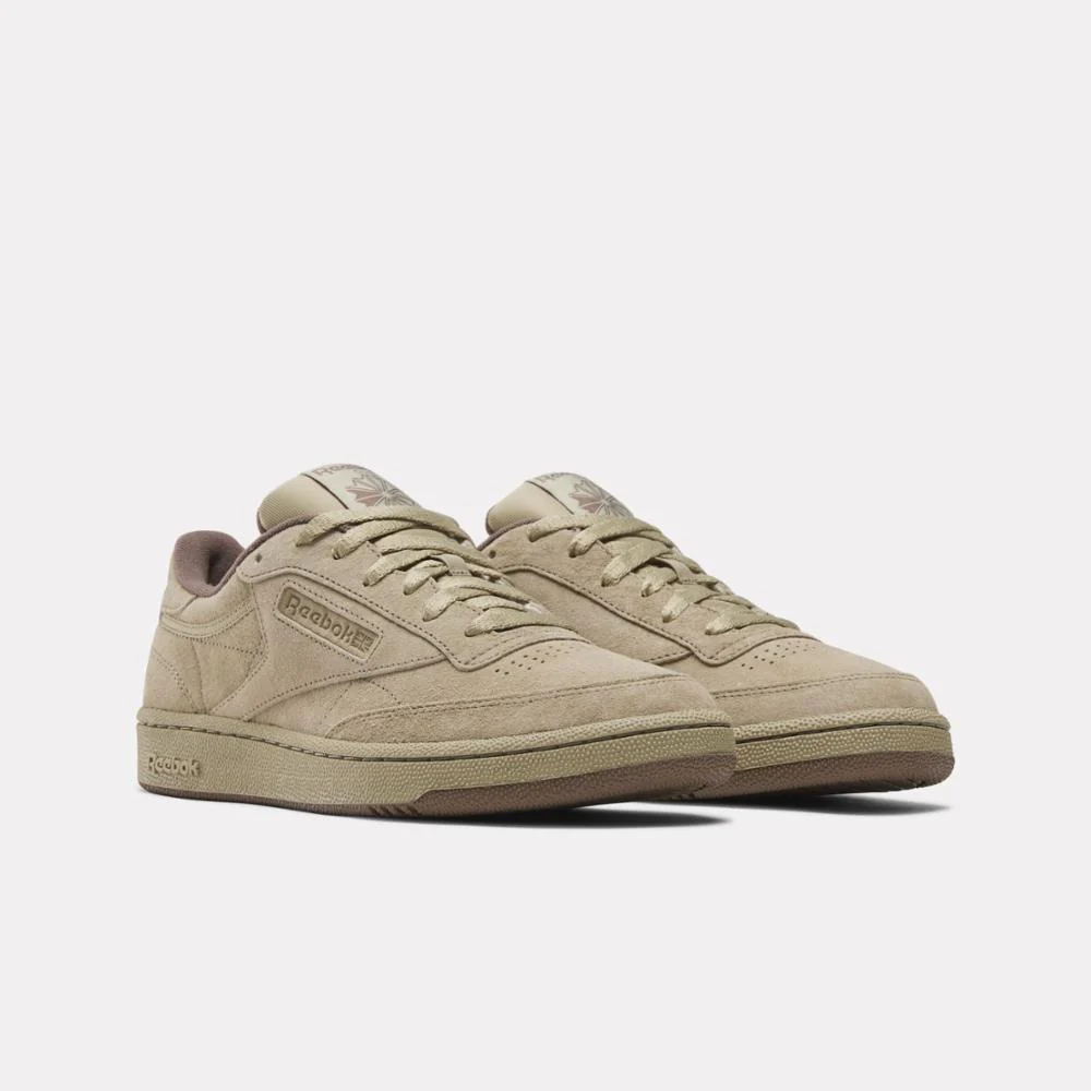 Reebok Footwear Men Club C 85 Shoes MUSHROOM/UTILITYBRWN - Image 2