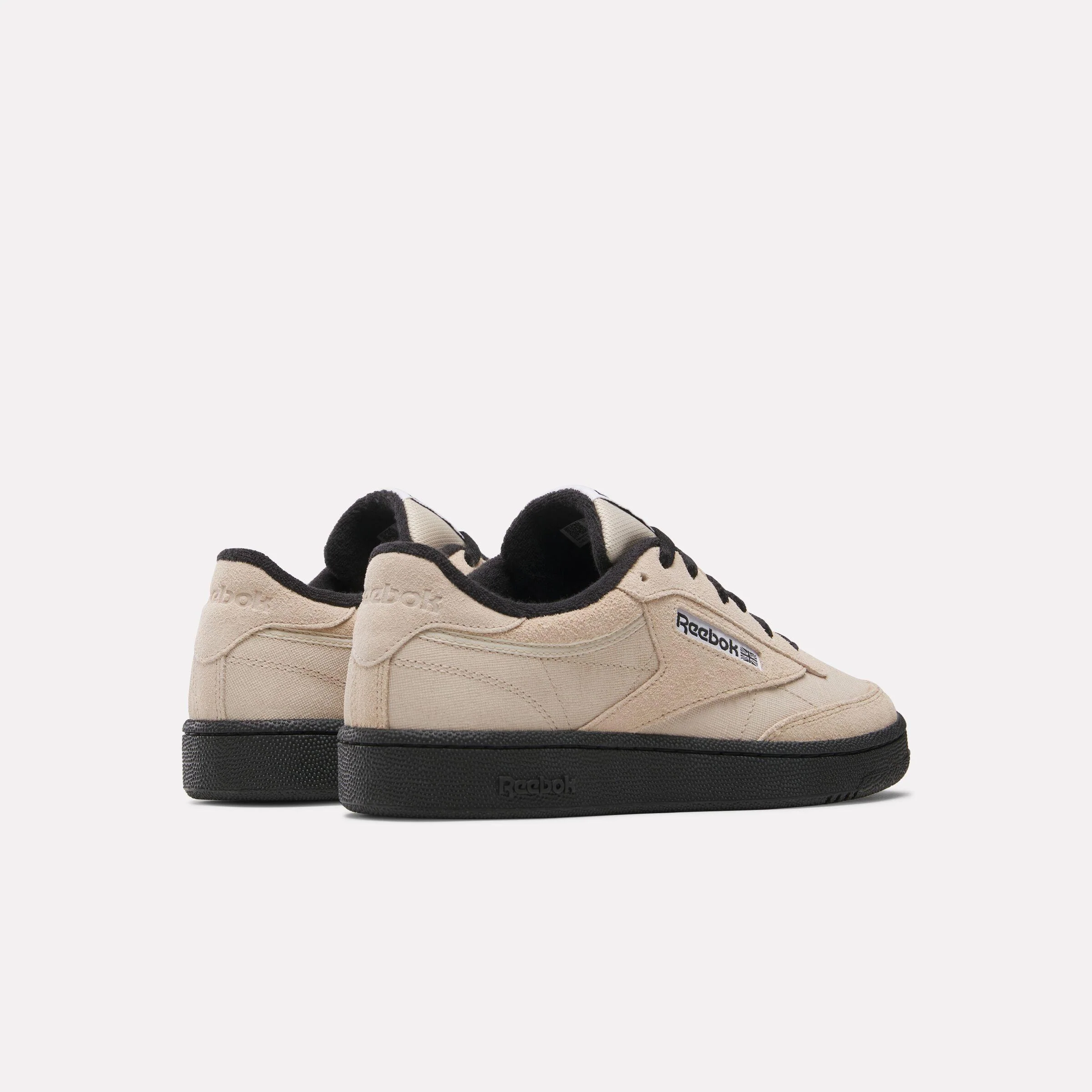 Reebok Footwear Men Club C 85 Shoes TAPIOCA/BLACK/WHITE - Image 3